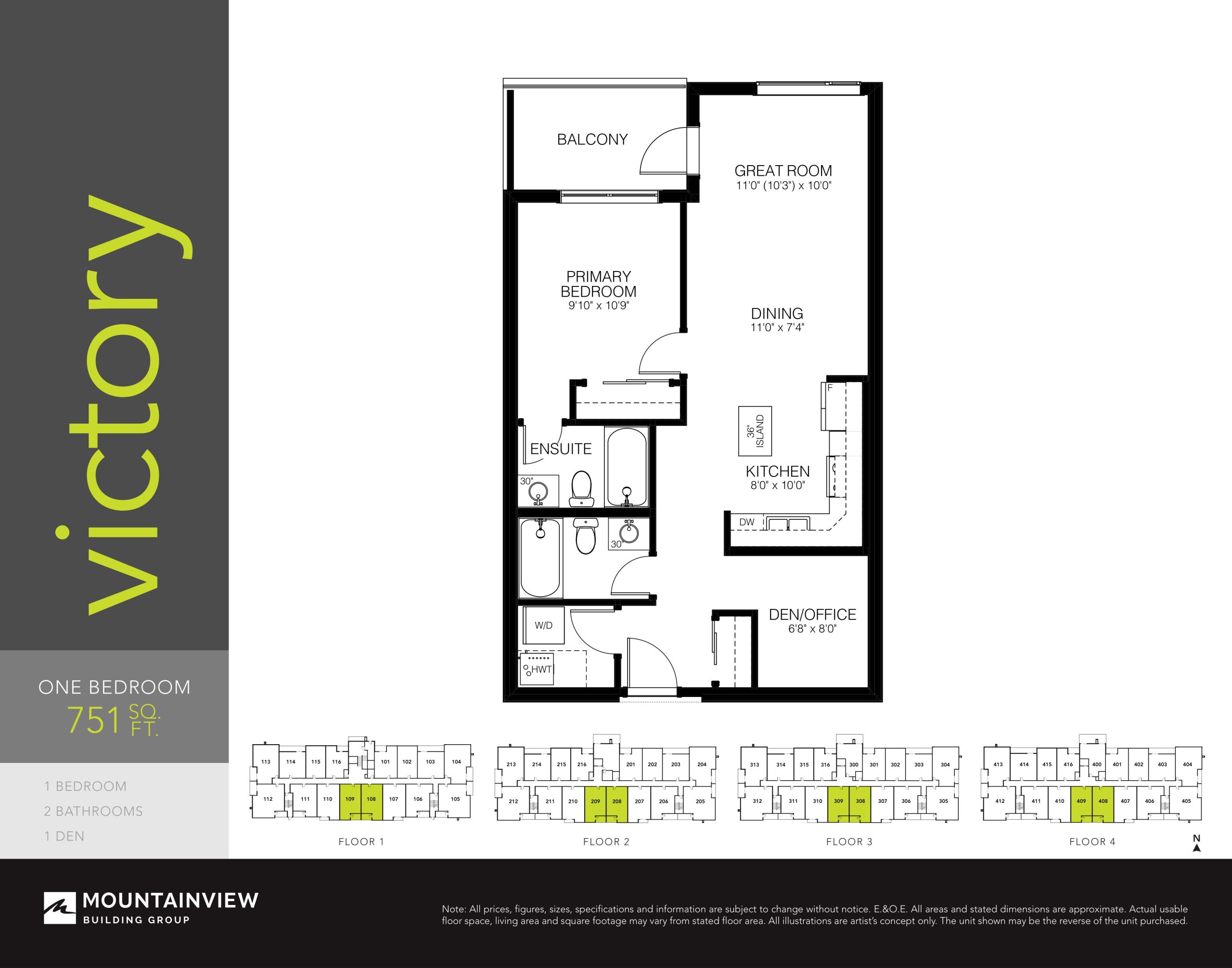Victory floor plan