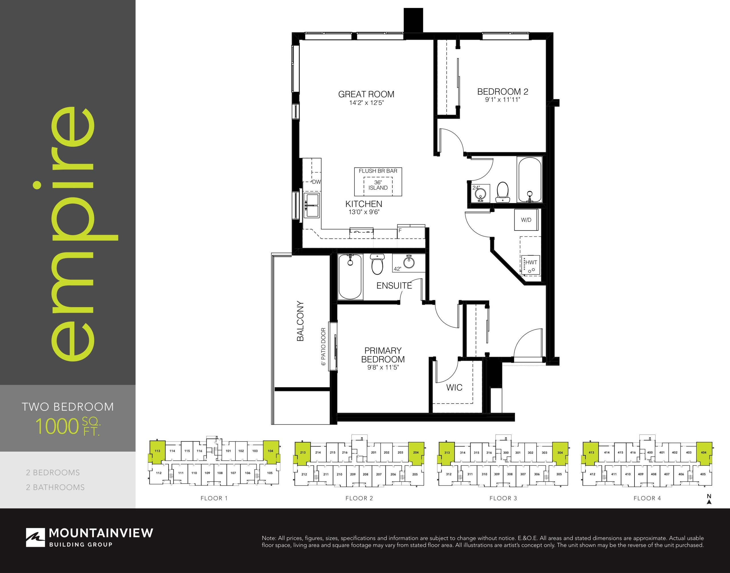 Empire floor plan