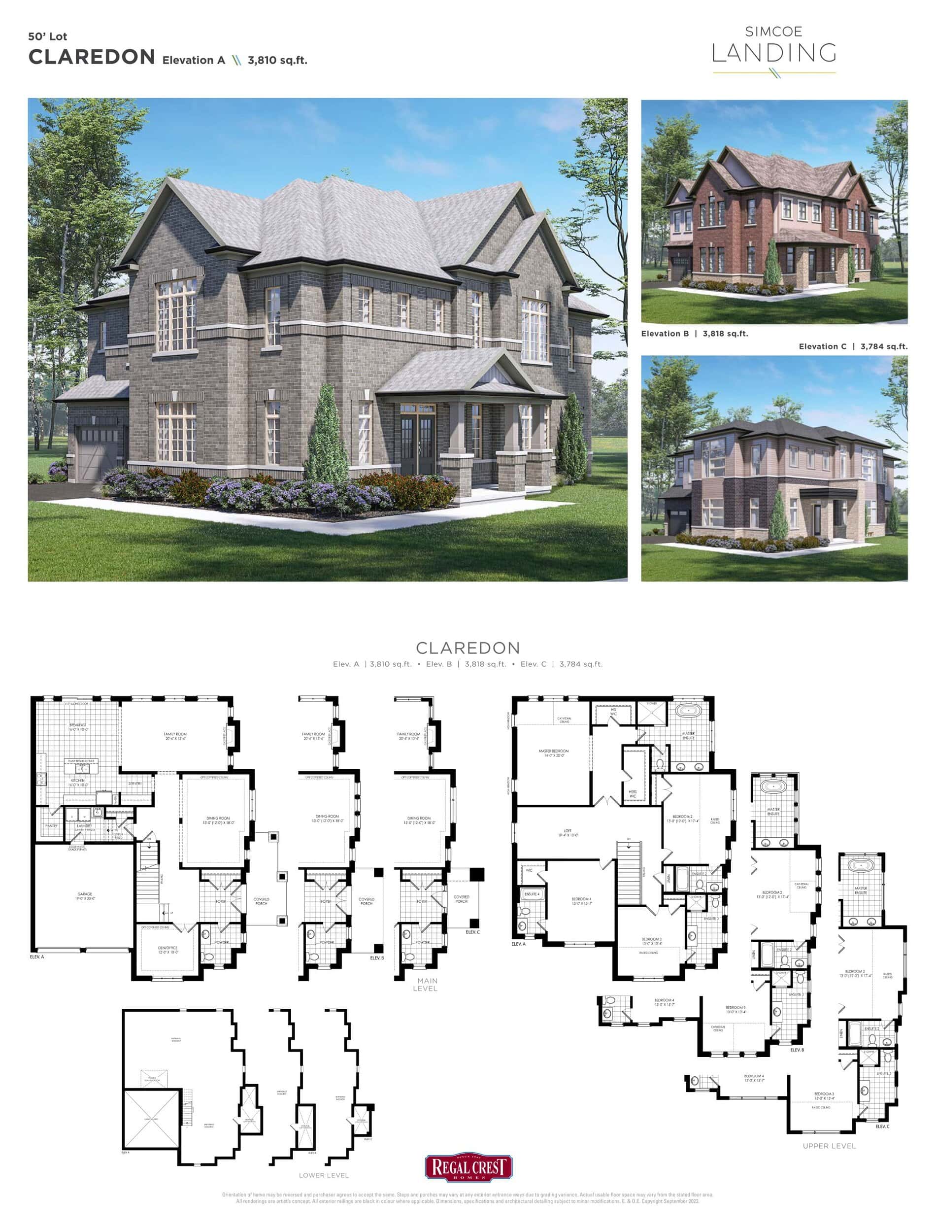 Claredon floor plan