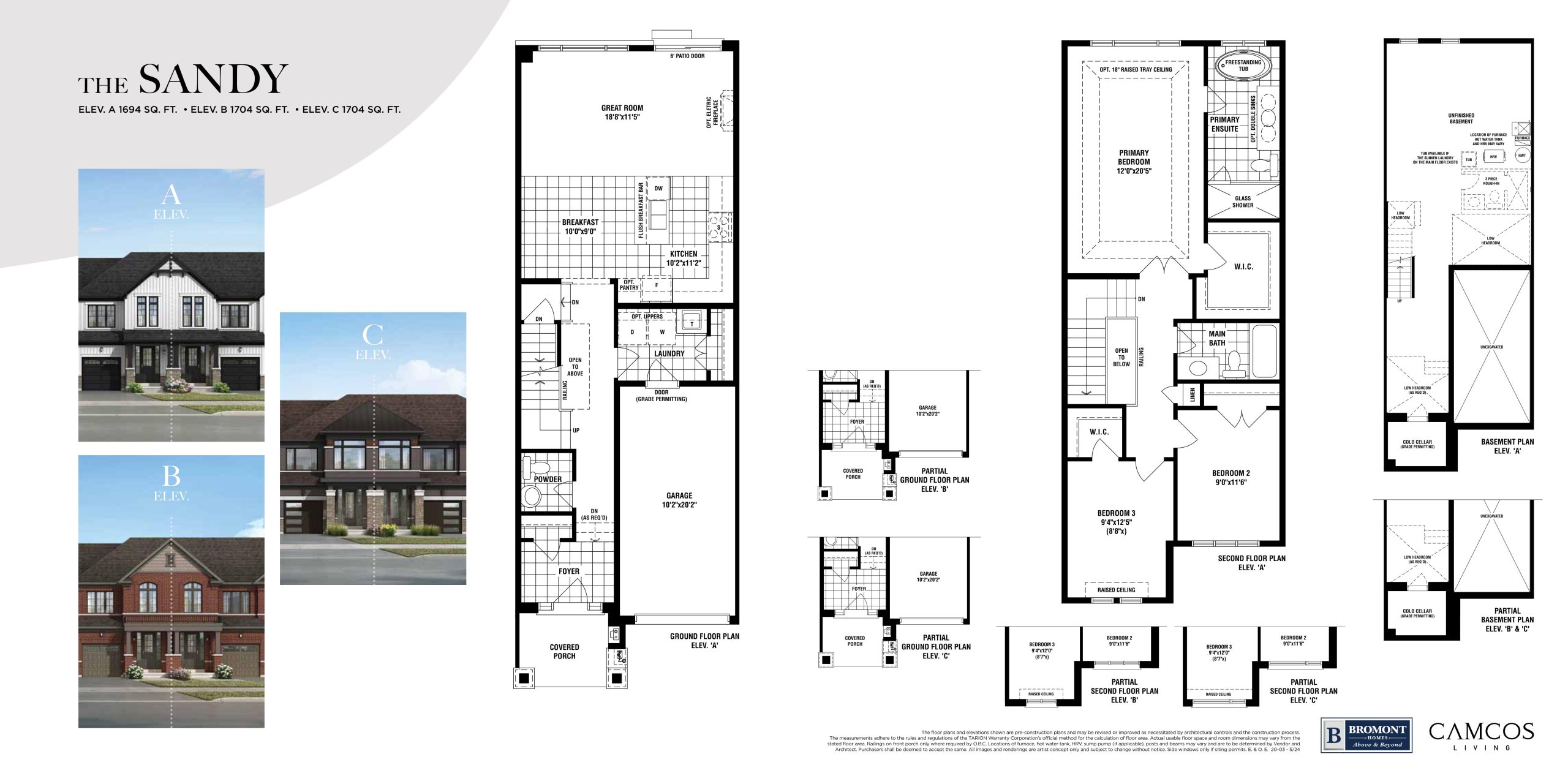 The Sandy floor plan
