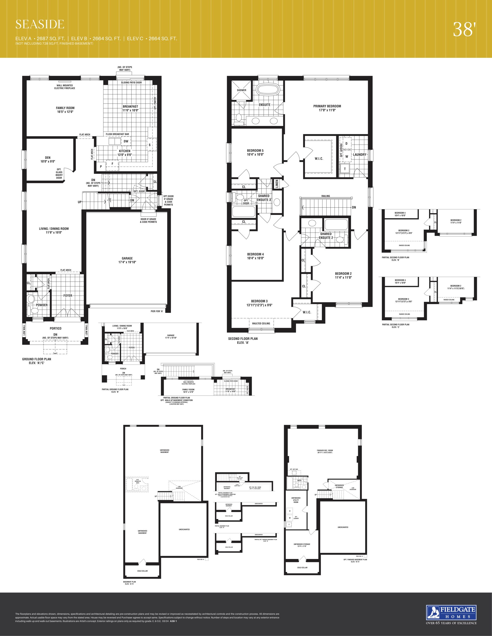 Seaside floor plan