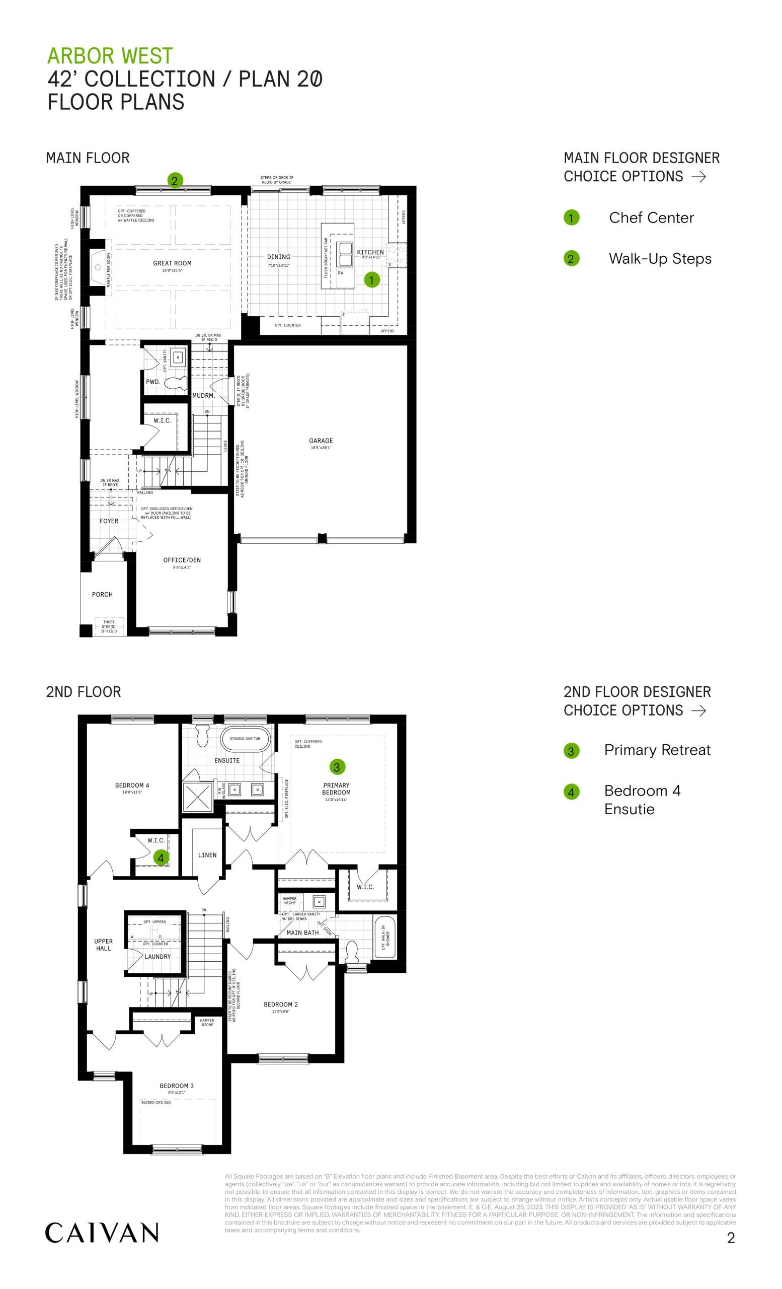 Plan 20 - 42' Collection floor plan