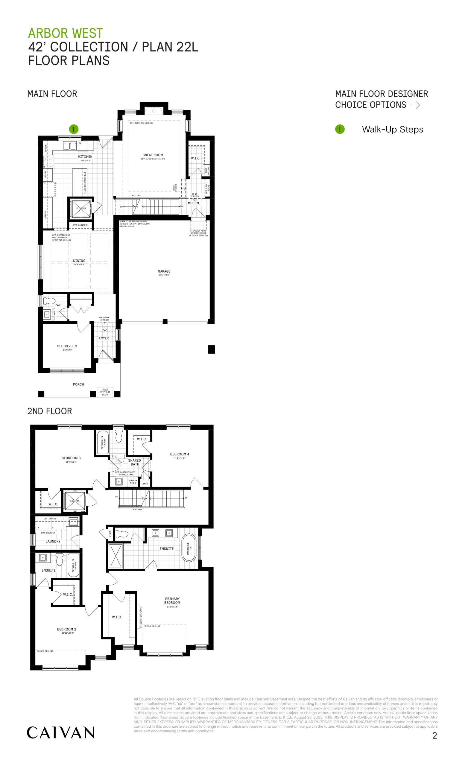 Plan 22L - 42' Collection floor plan