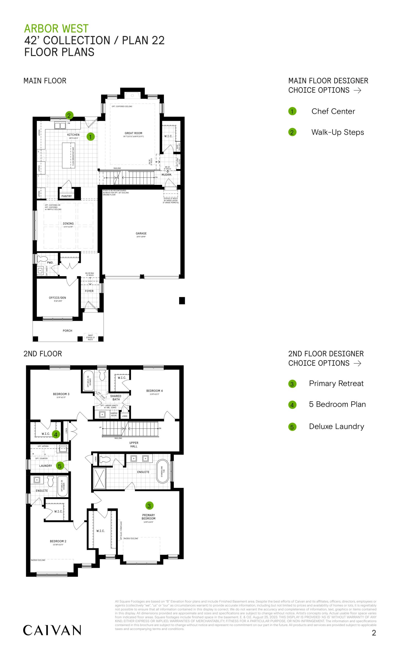 Plan 22 - 42' Collection floor plan