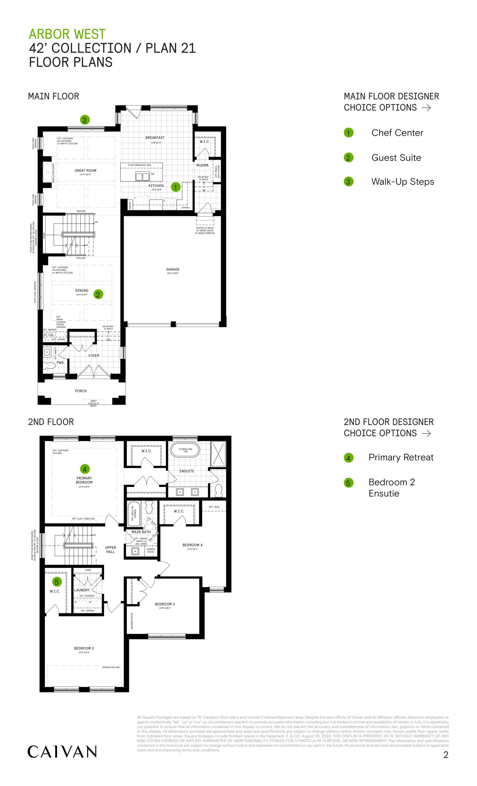 Plan 21 - 42' Collection floor plan