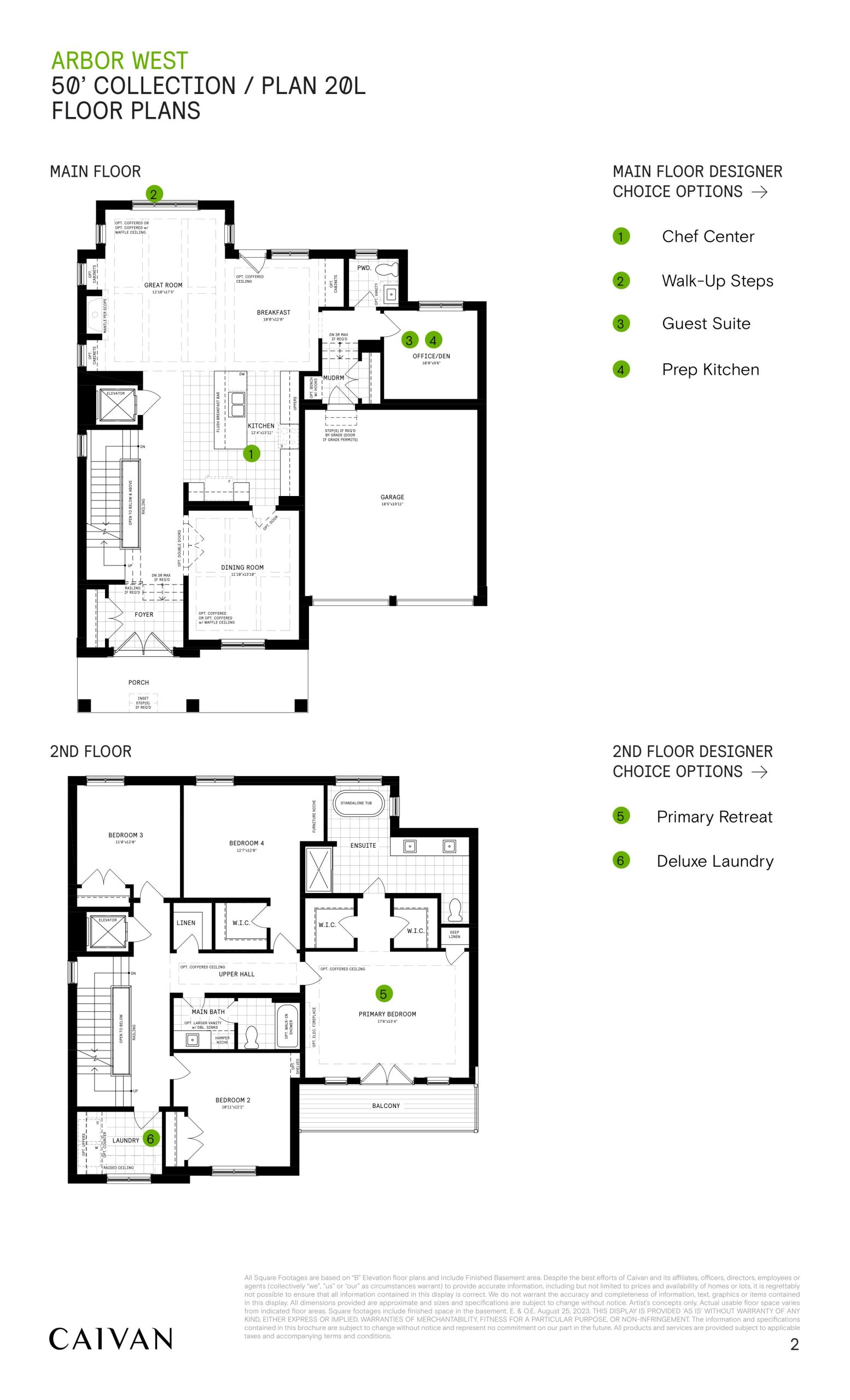 Plan 20L - 50' Collection floor plan