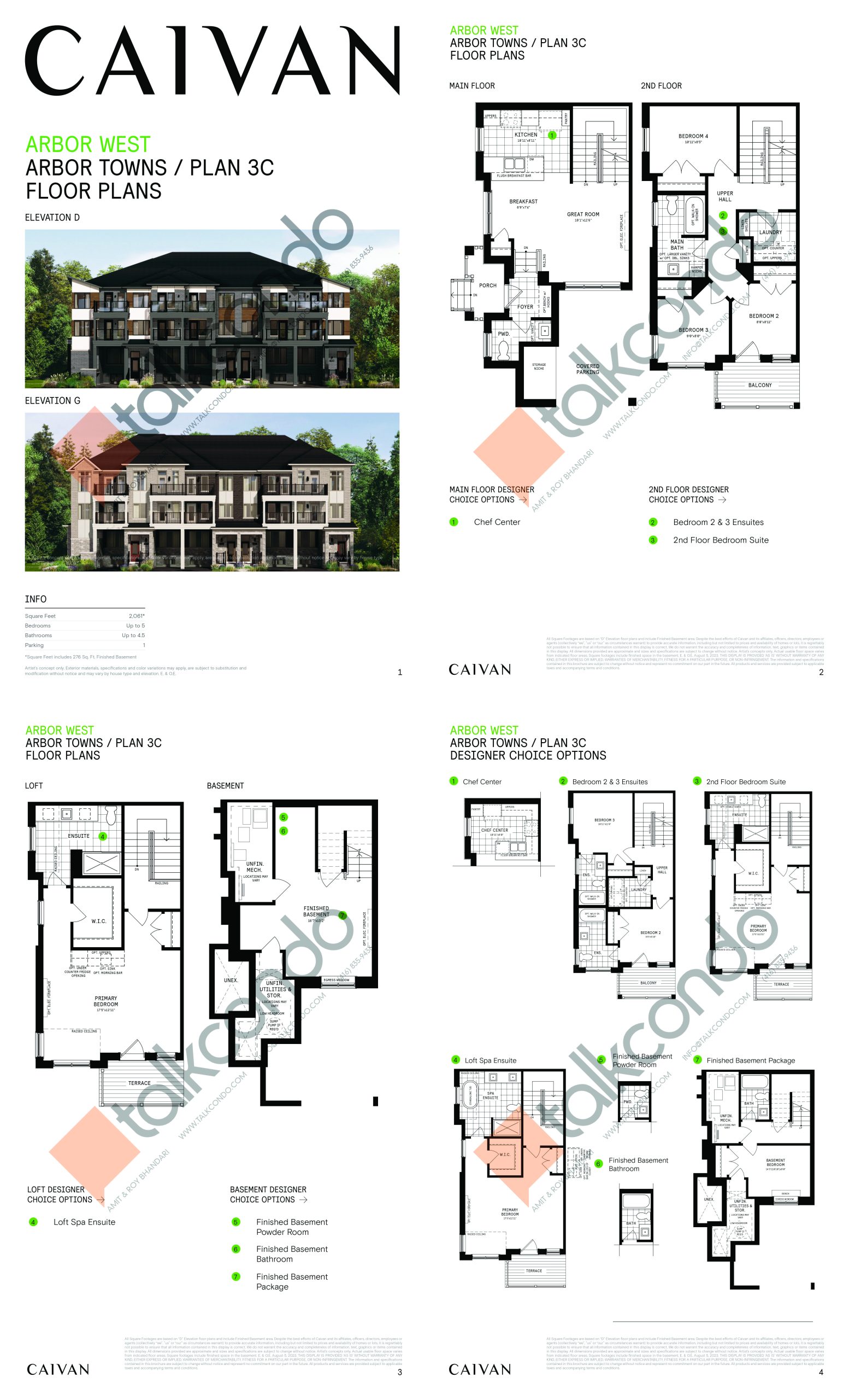 Plan 3C - Arbor Towns floor plan