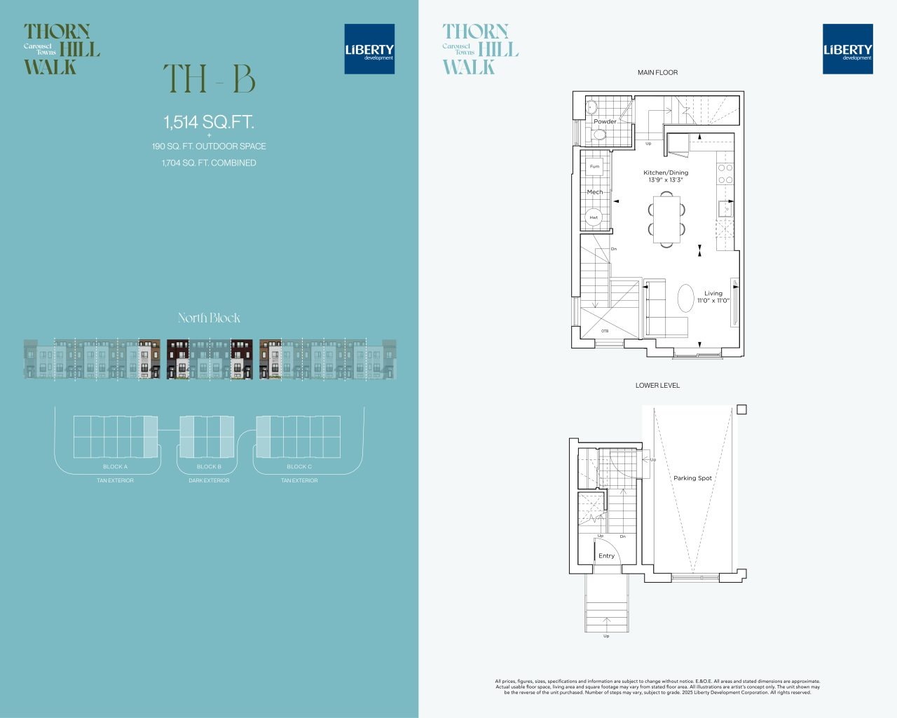 TH-B floor plan