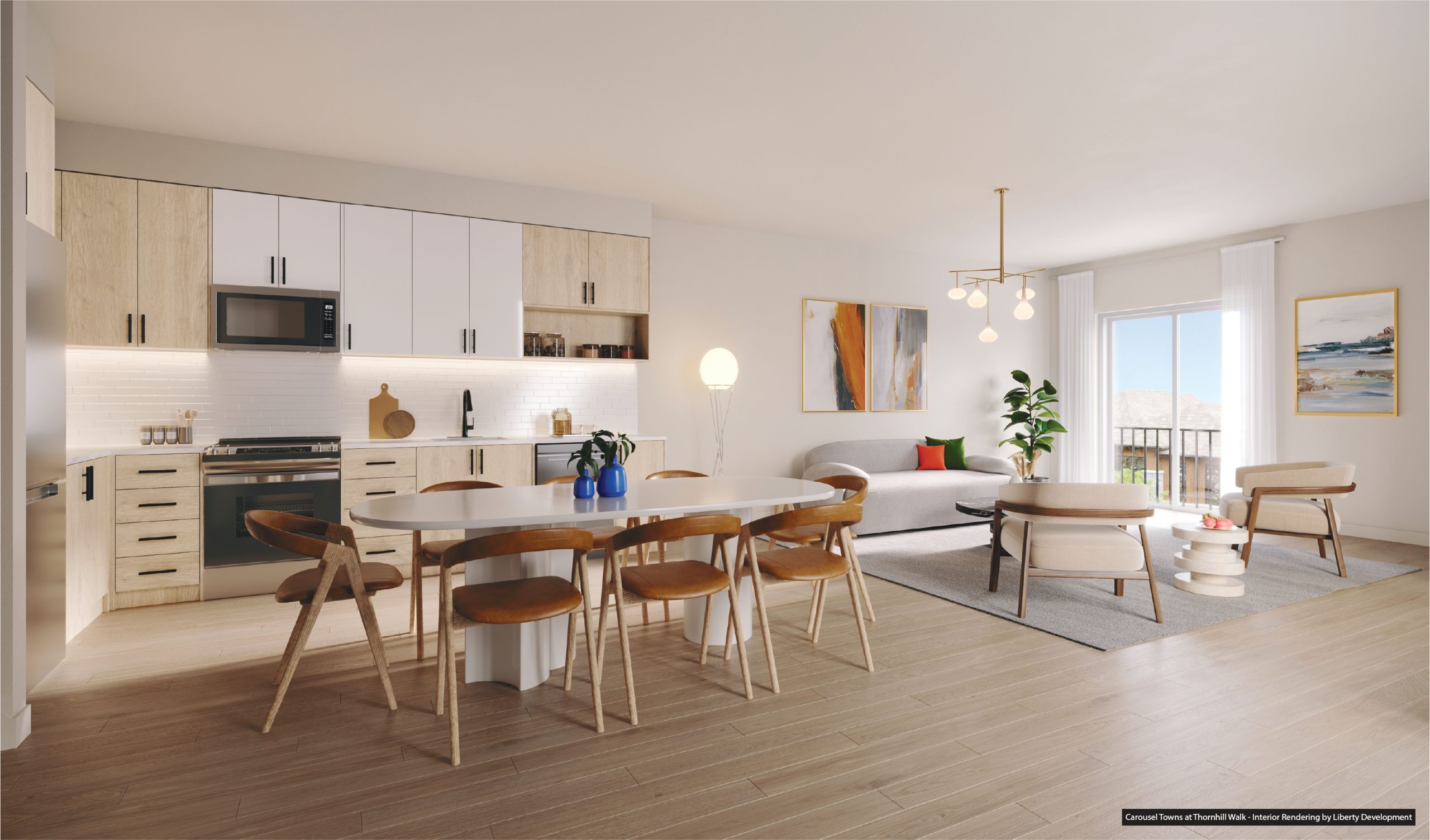Carousel Towns at Thornhill Walk in Vaughan — rendering 4