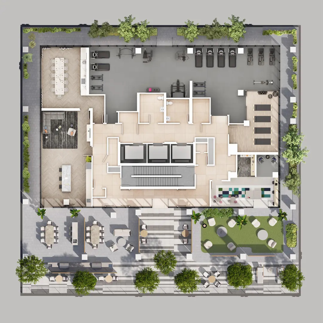 Duo Condos Tower 2 in Brampton — rendering 15