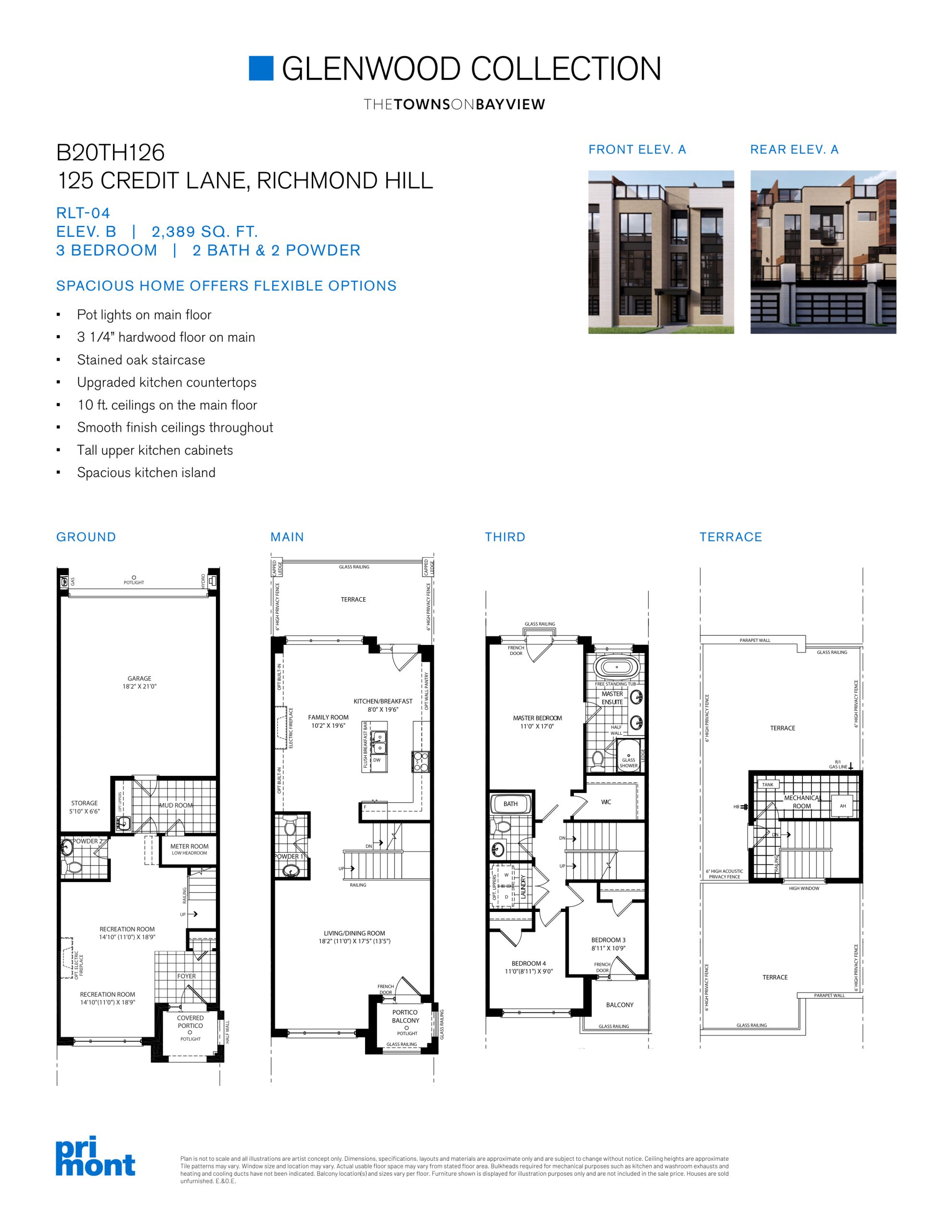 RLT-04 Elev B Lot 126 floor plan