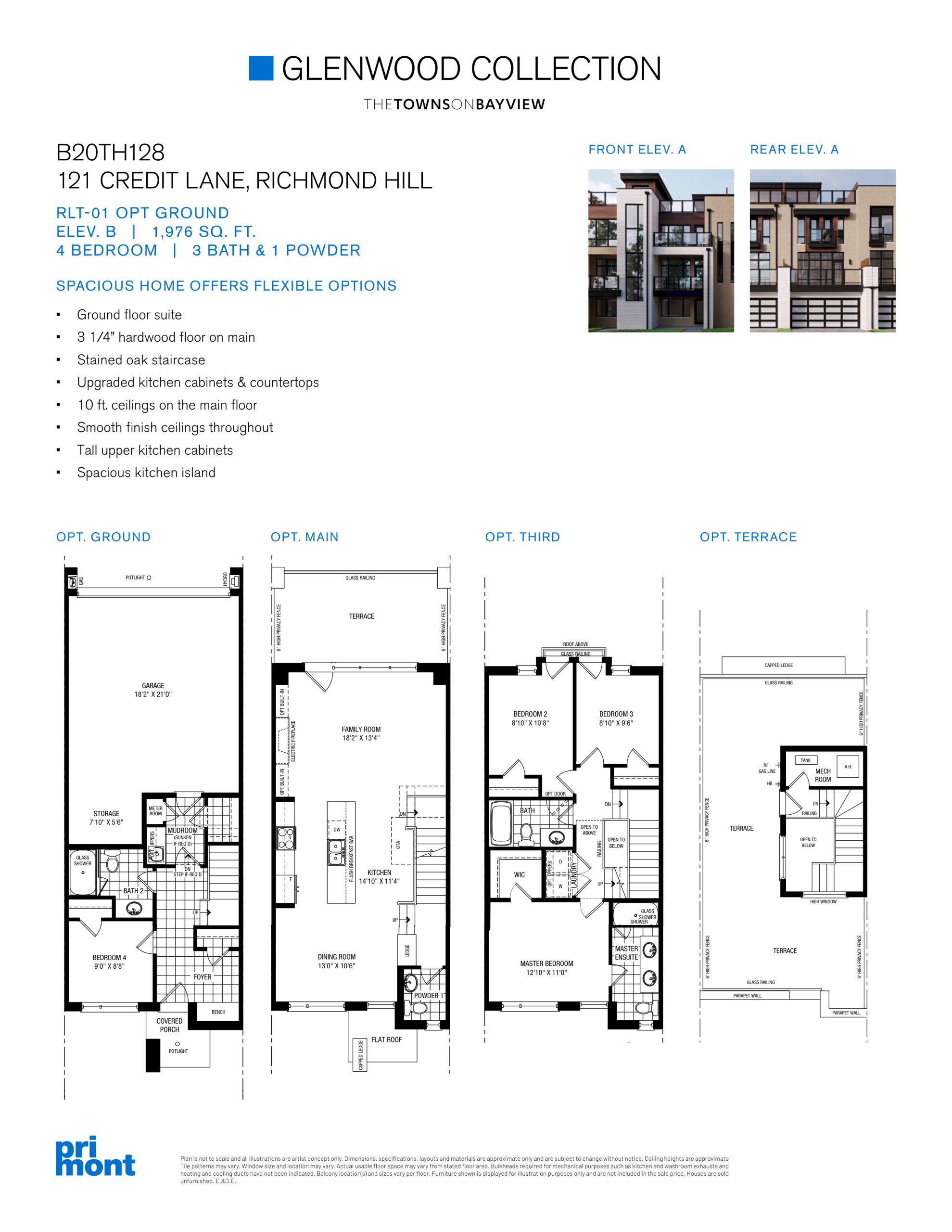 RLT-01 Elev B Lot 128 floor plan