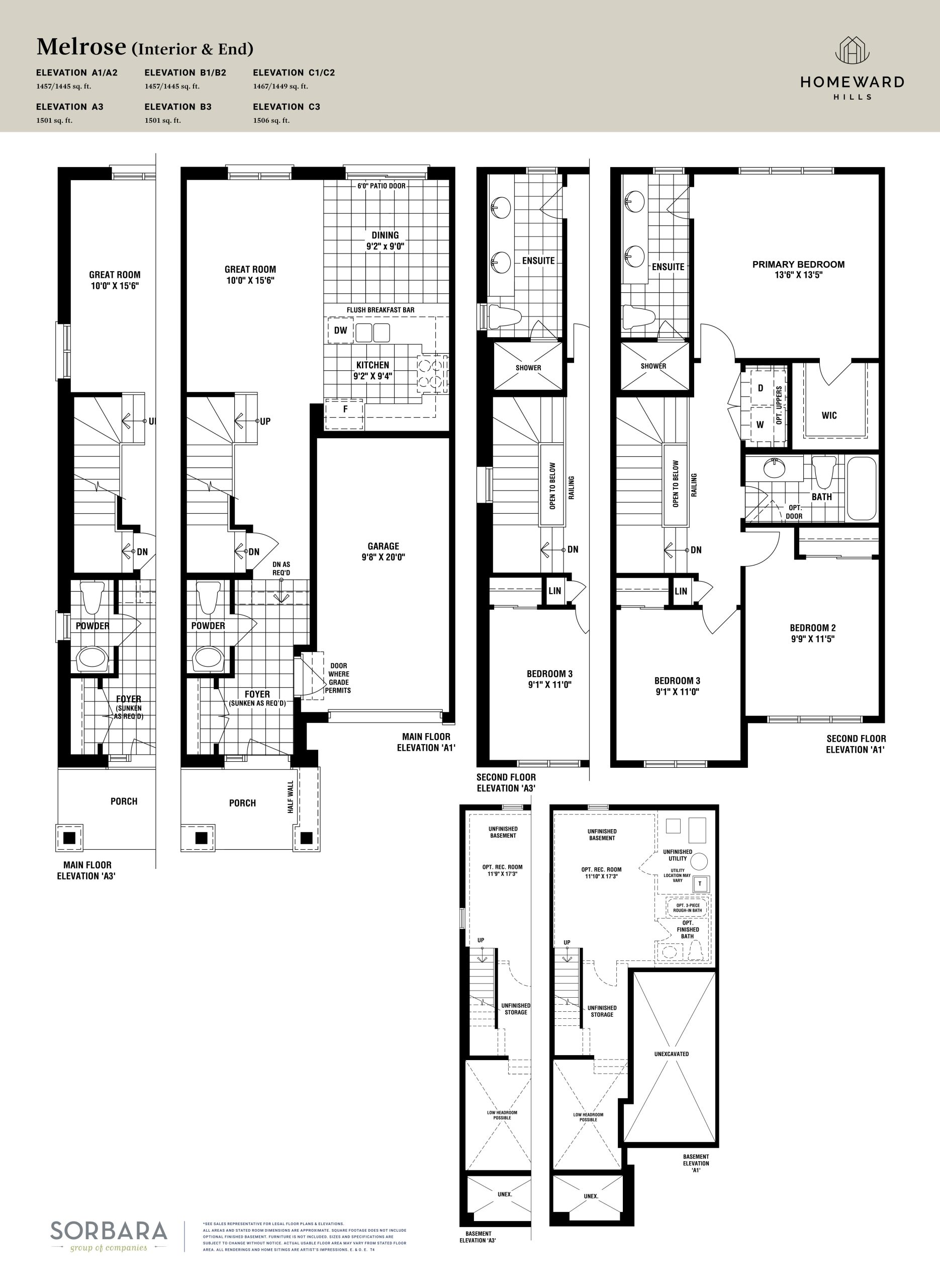 Melrose floor plan