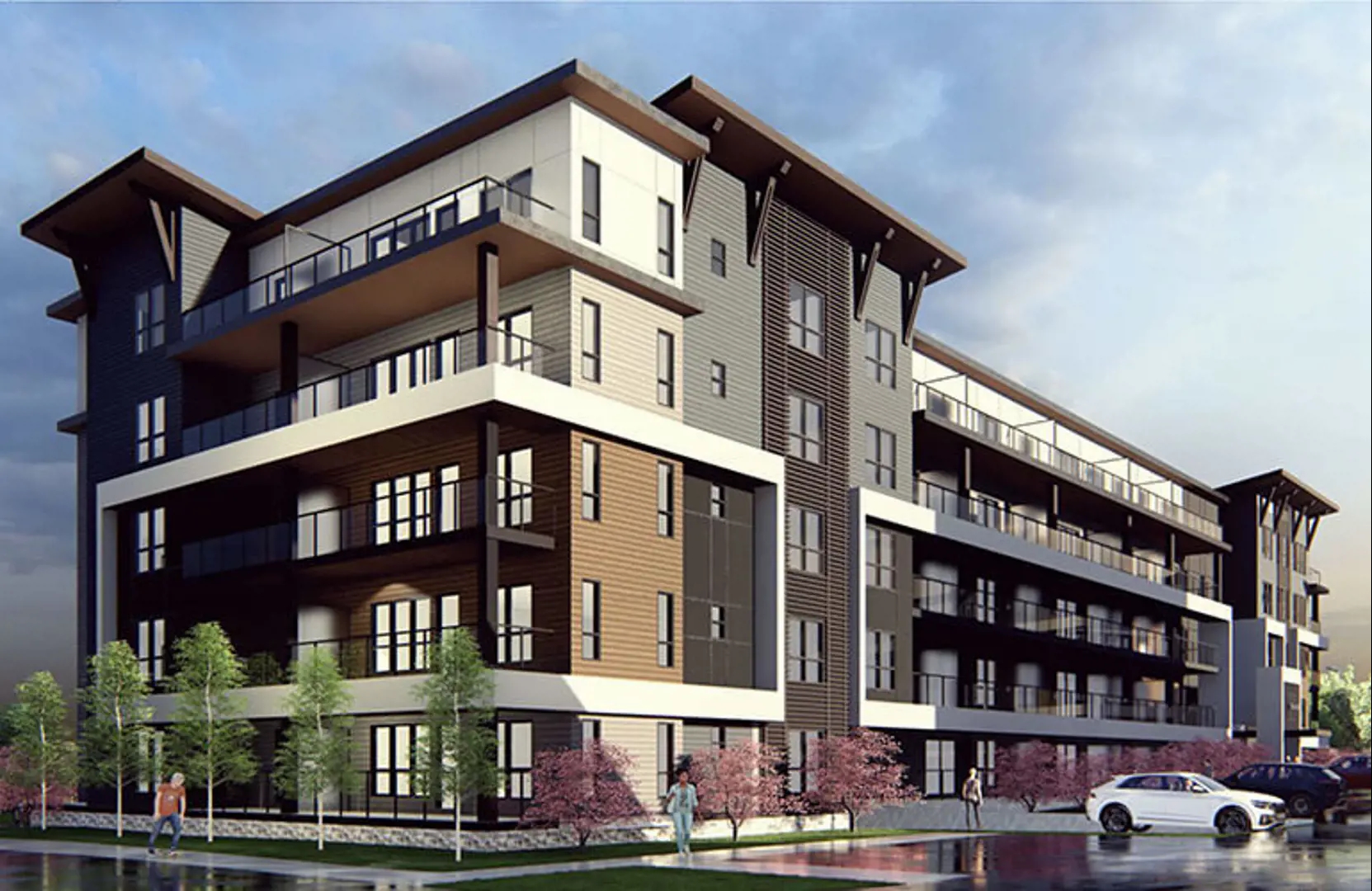Waterside at Mahogany – Parkside in Calgary — rendering 3