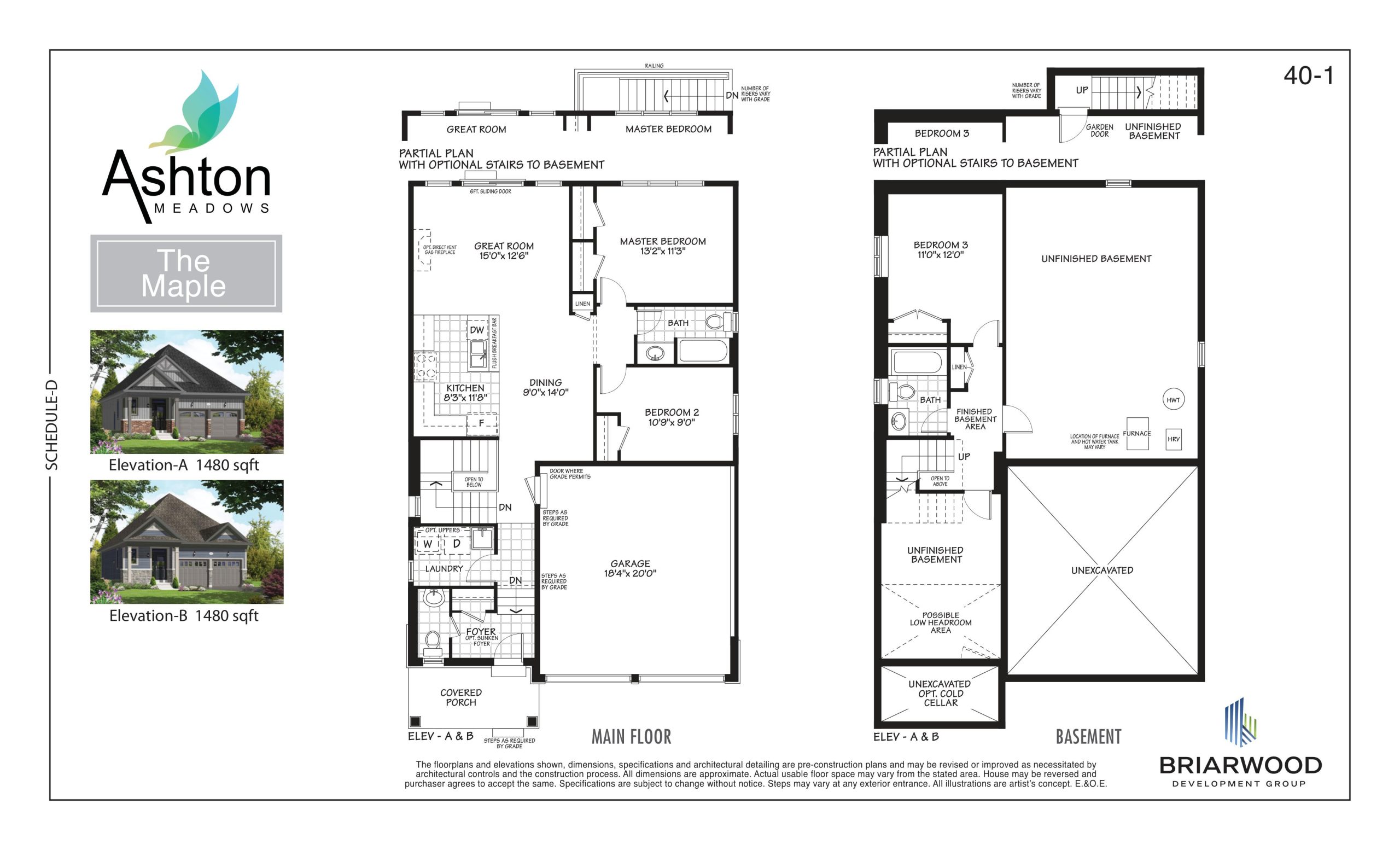 The Maple floor plan