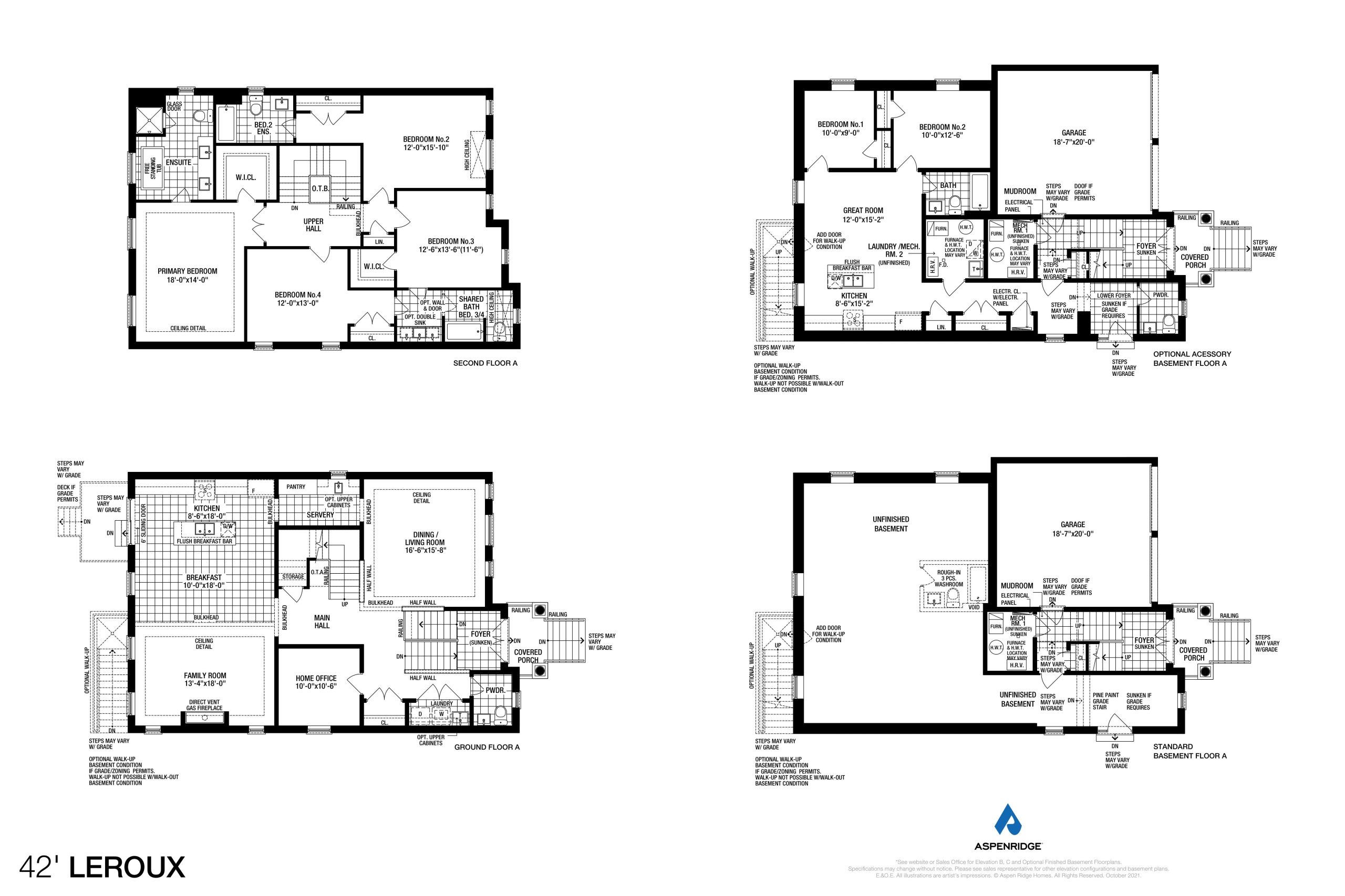 42' Leroux floor plan