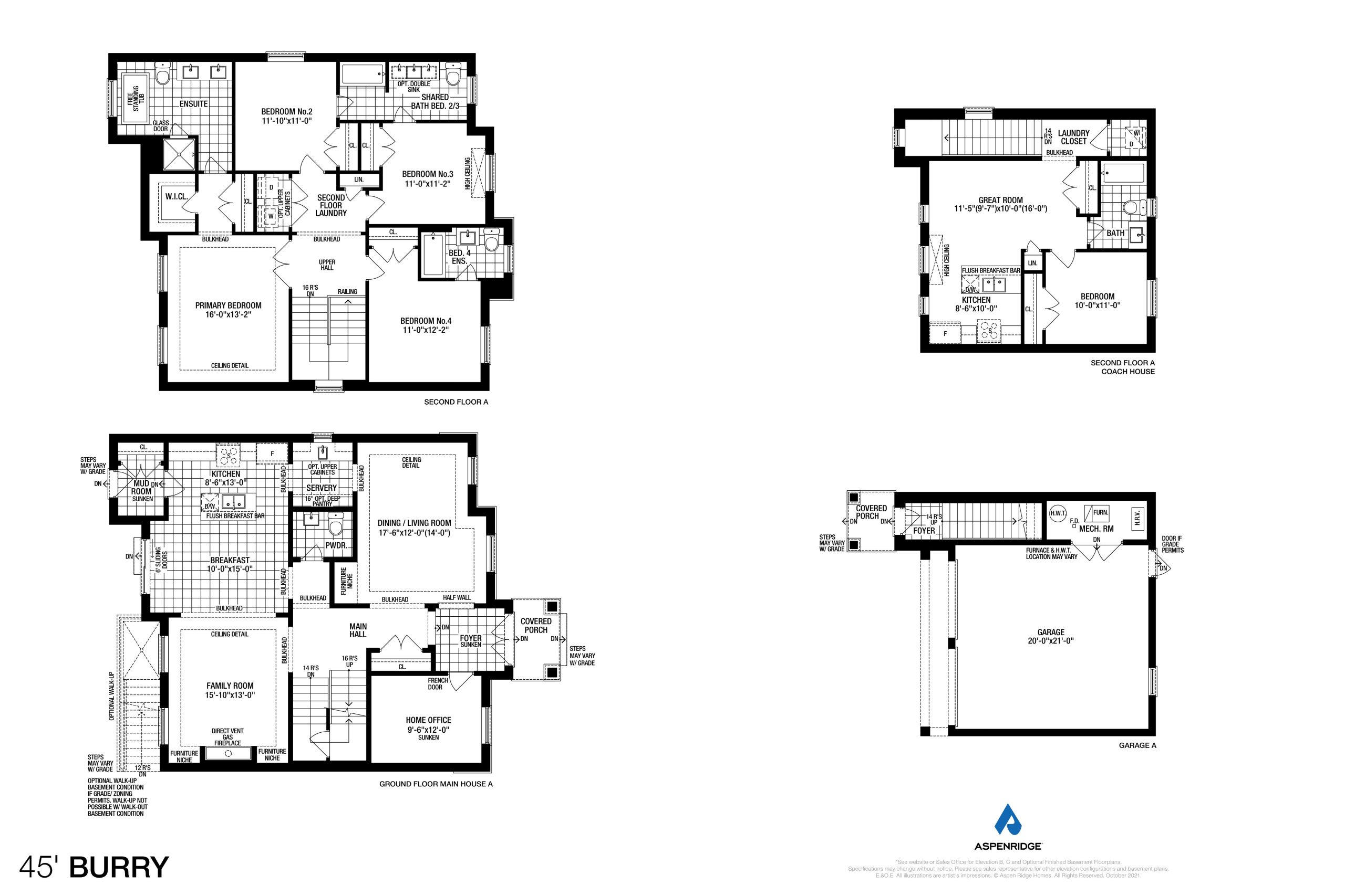 45' Burry floor plan