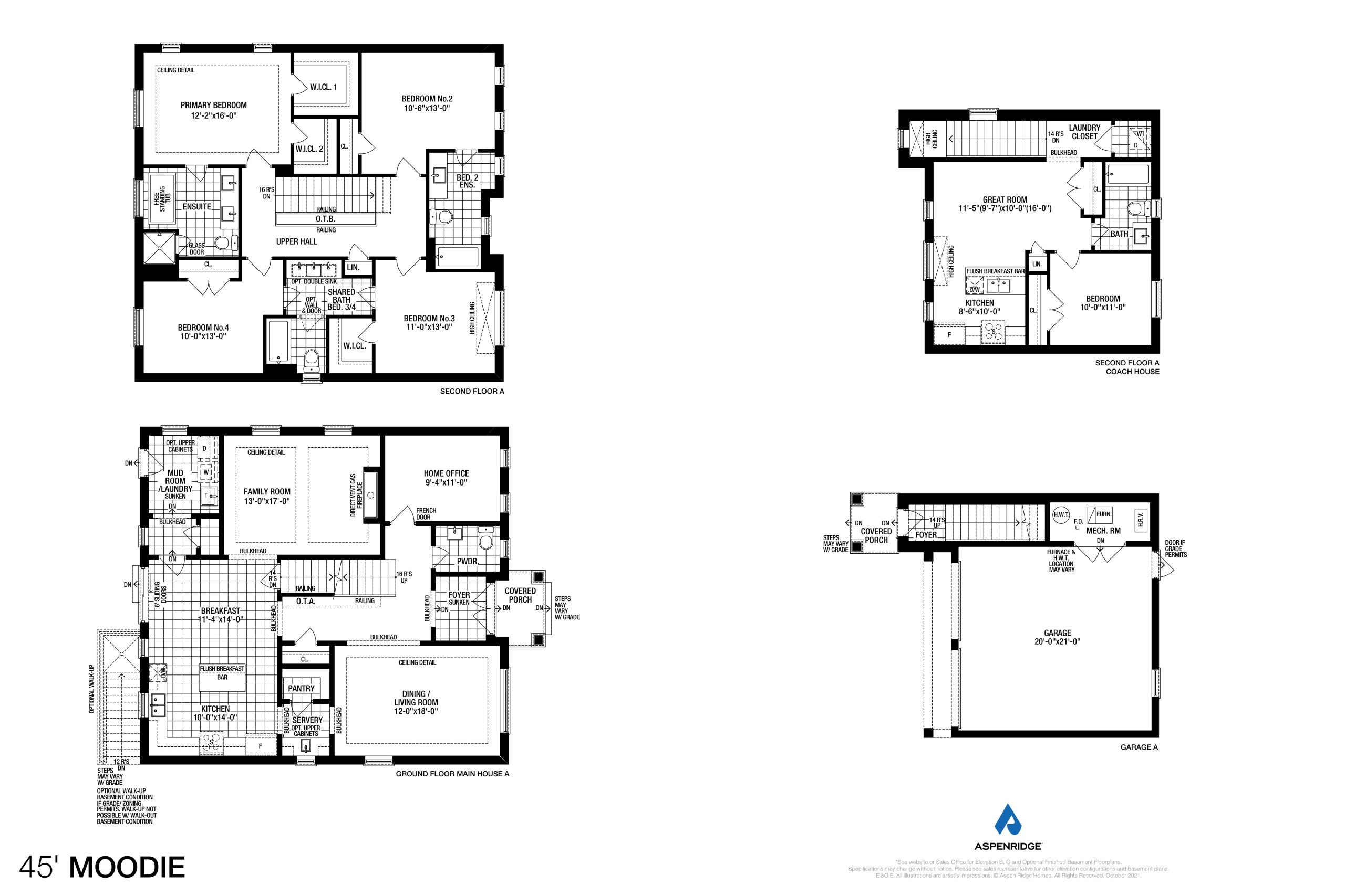 45' Moodie floor plan