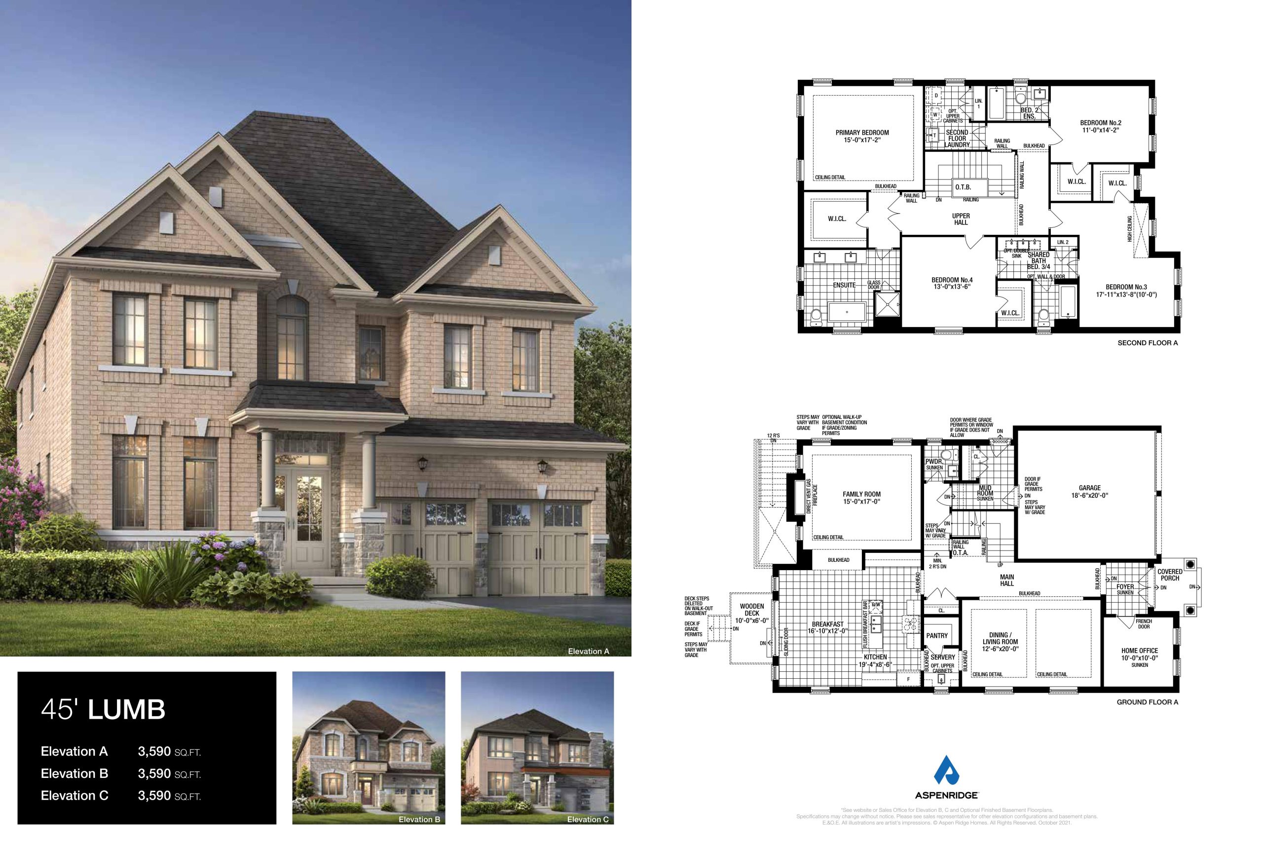 45' Lumb floor plan