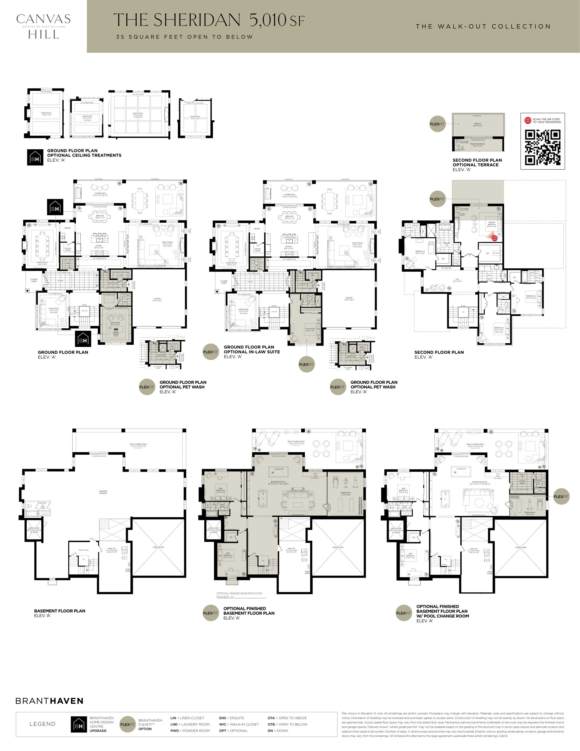 The Sheridan (The Walk-out Collection) floor plan