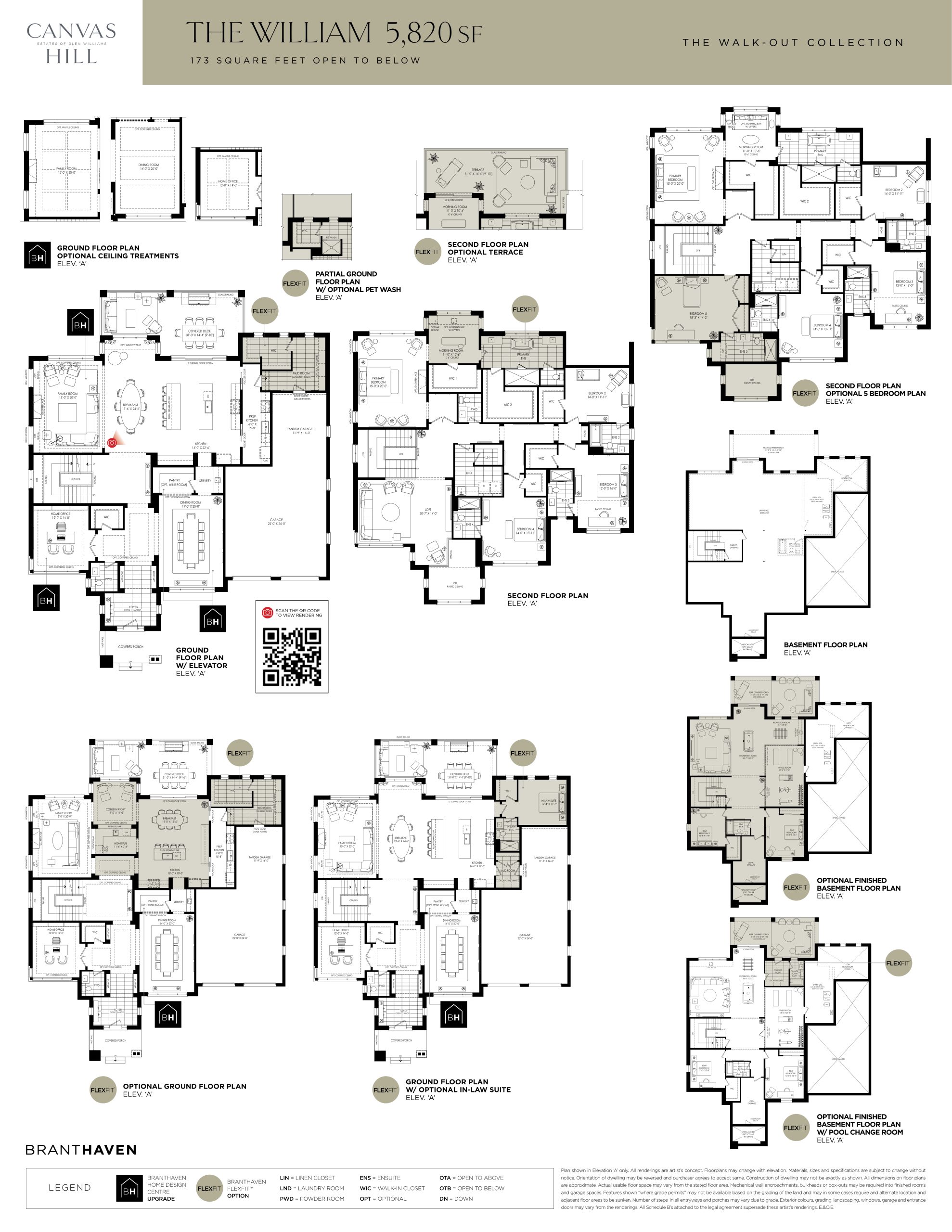 The William (The Walk-out Collection) floor plan