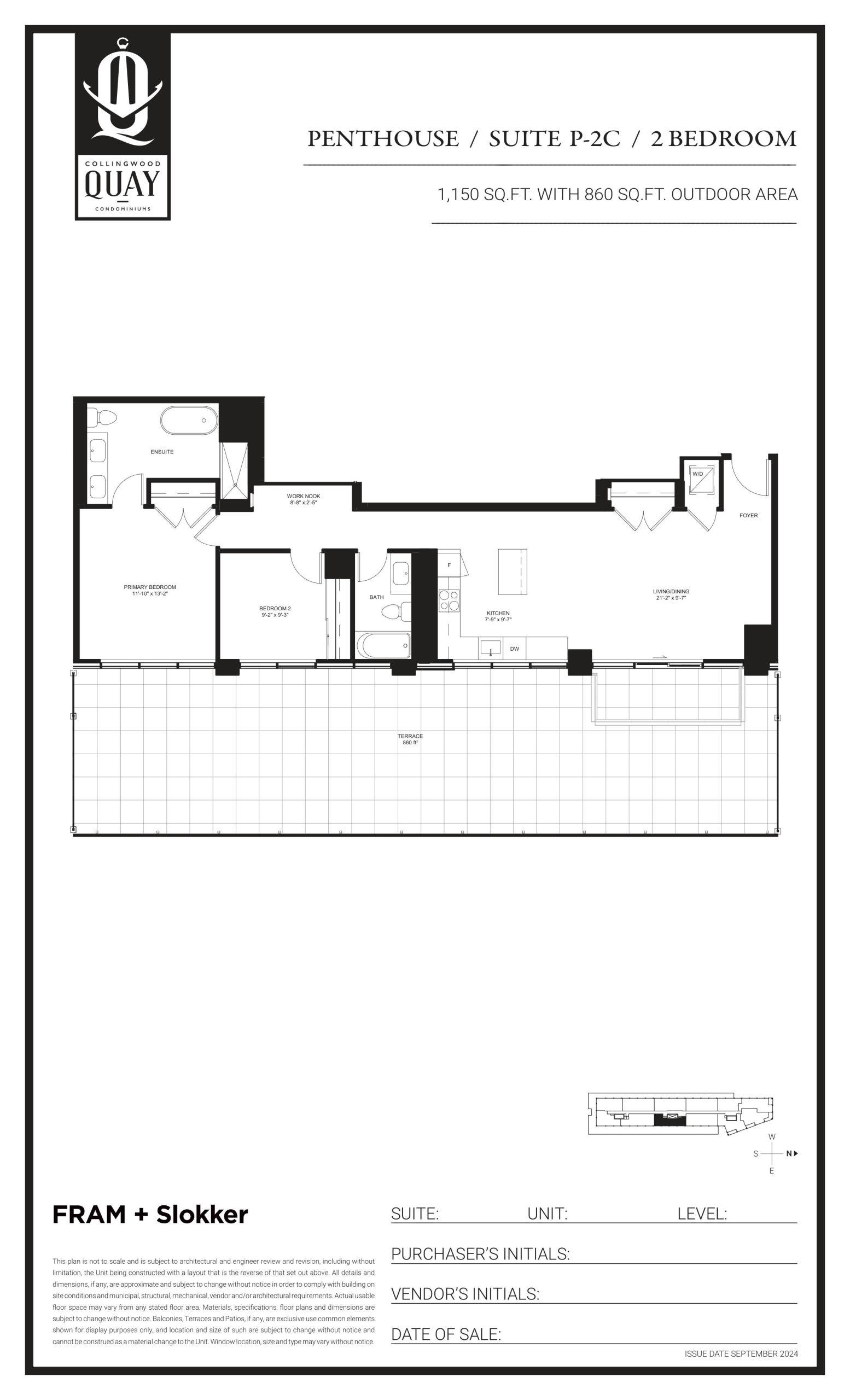 Suite P-2C floor plan