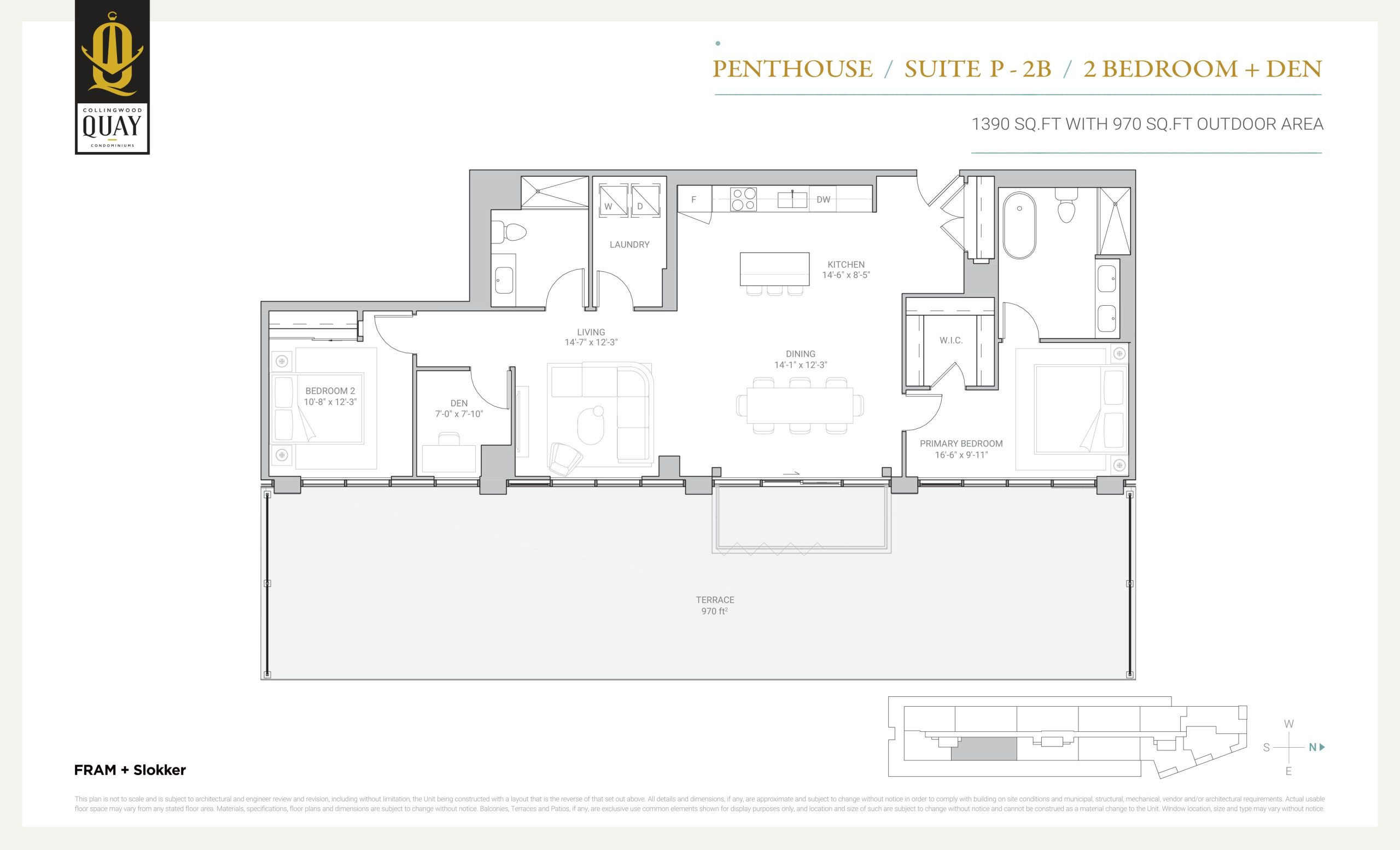 Suite P-2B floor plan