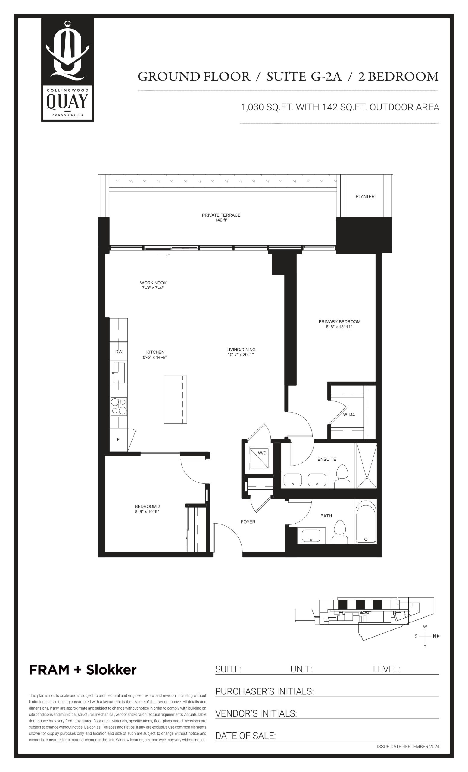 Suite G-2A floor plan