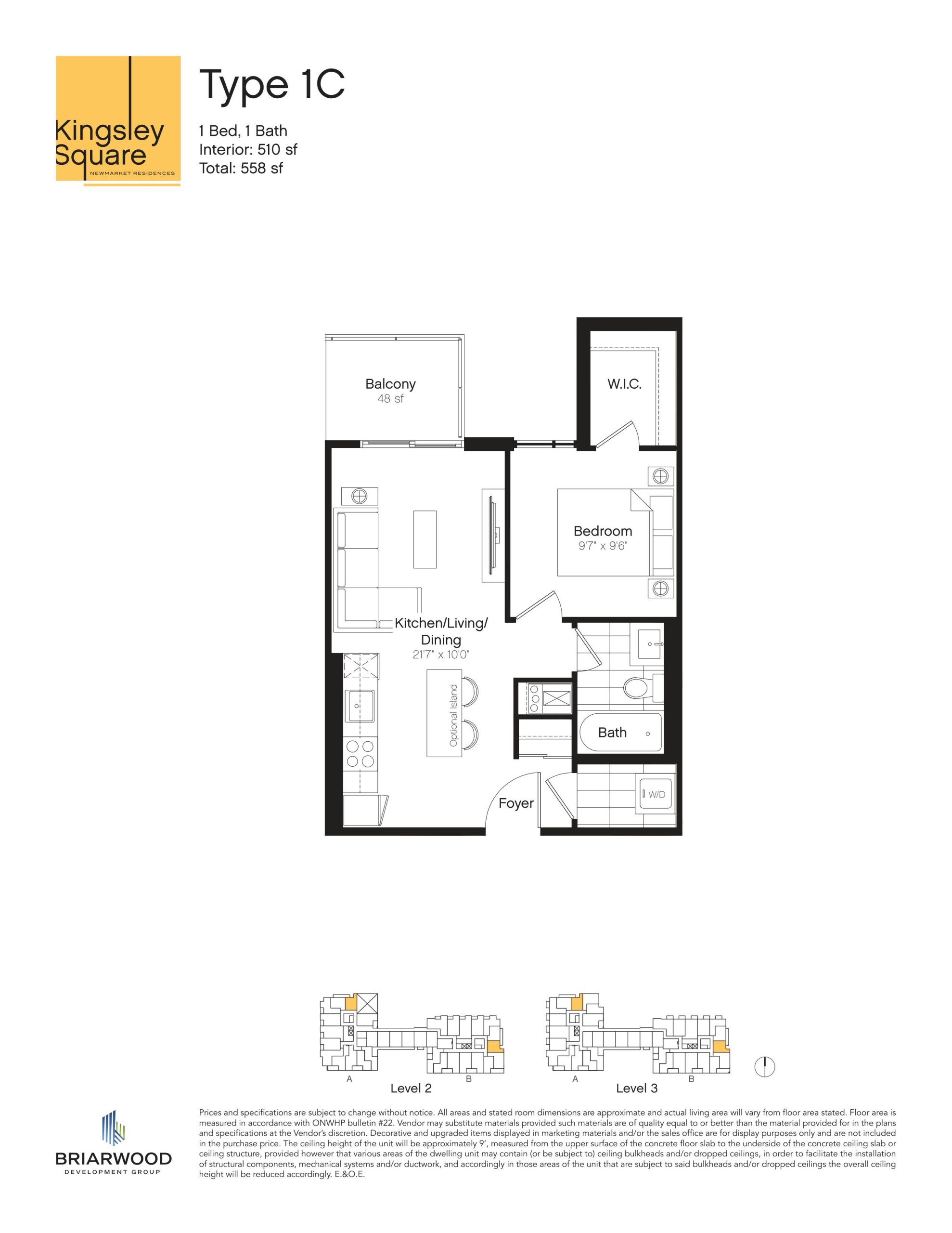 Type 1C floor plan