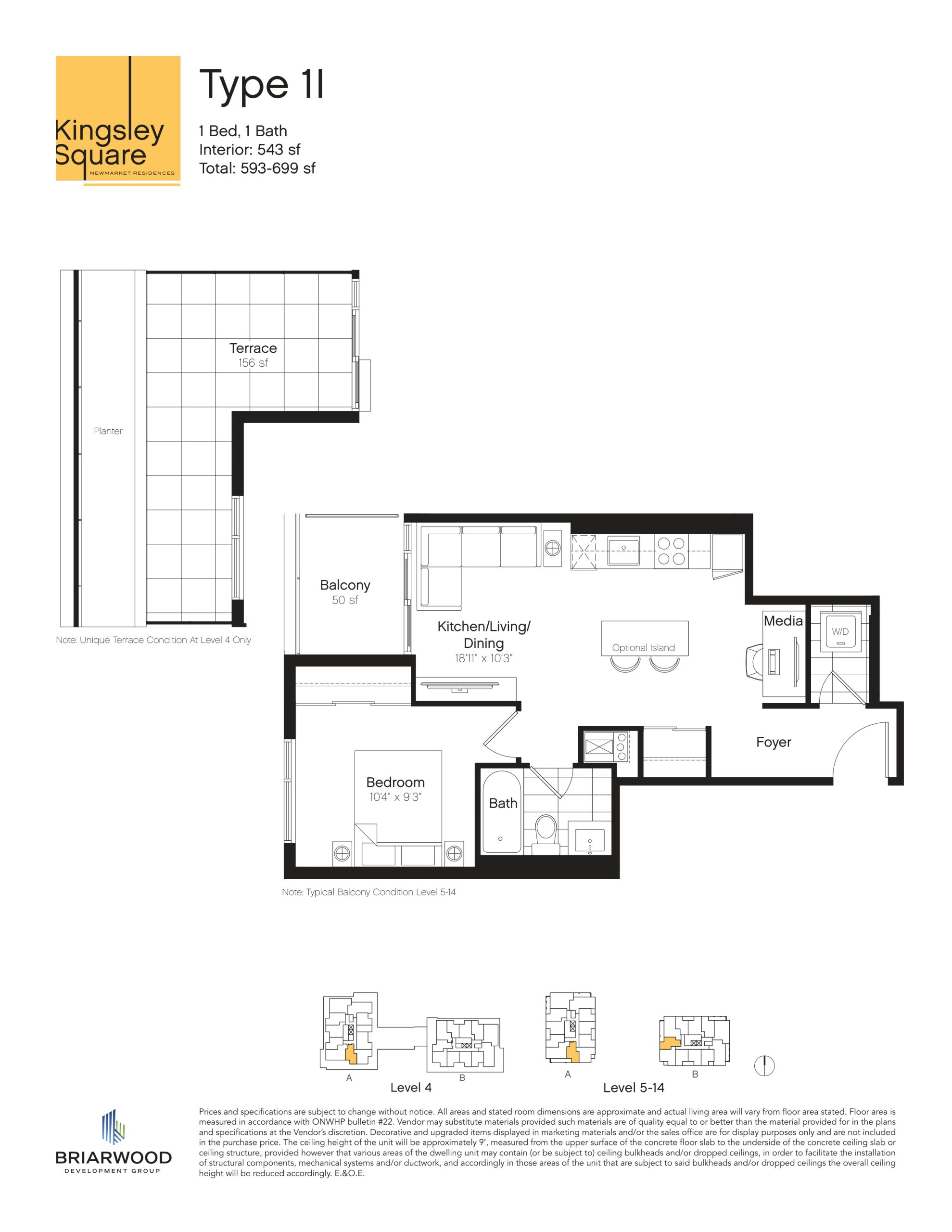 Type 1I floor plan