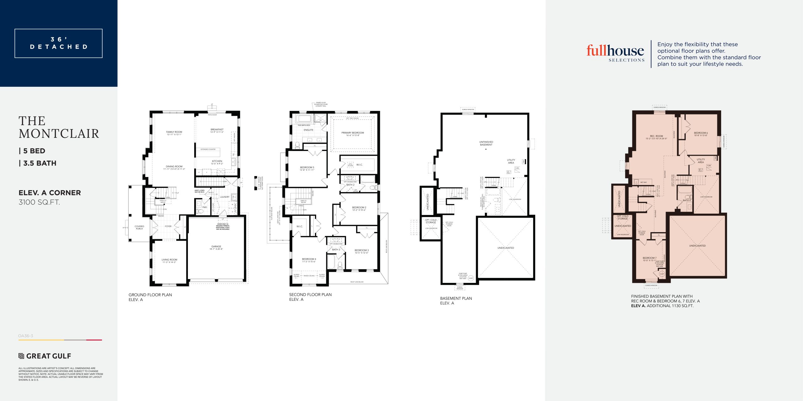 The Montclair floor plan