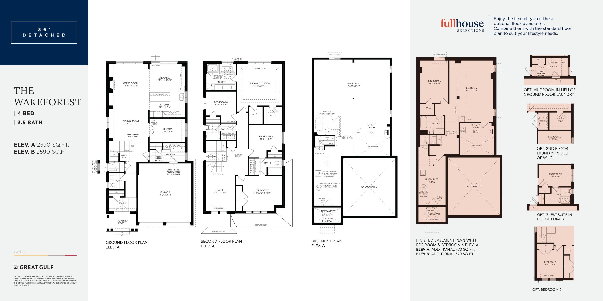 The Wakeforest floor plan