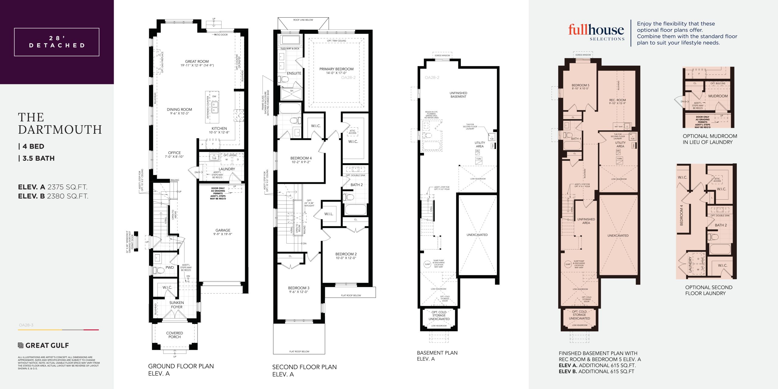 The Dartmouth floor plan