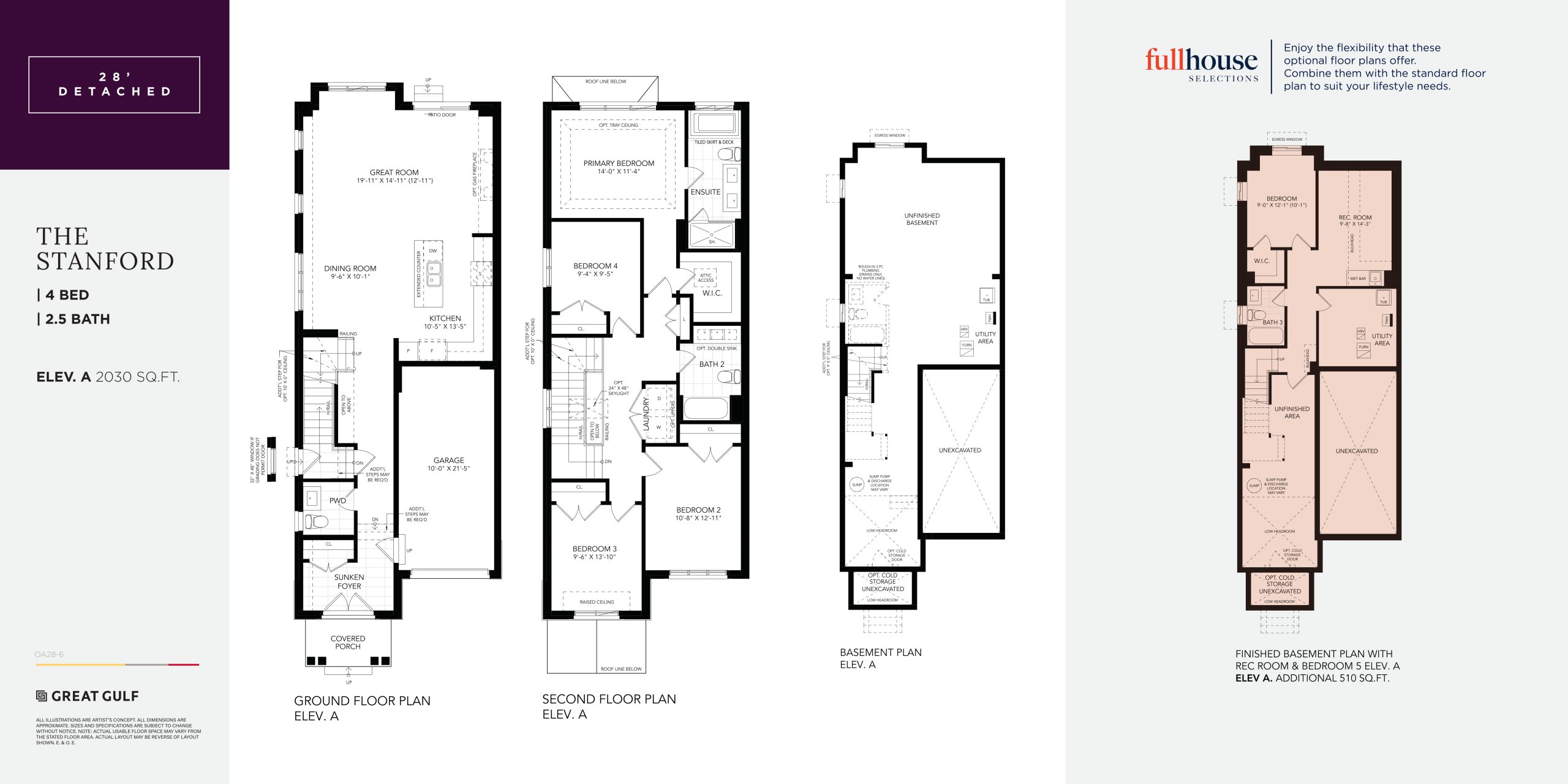 The Stanford floor plan