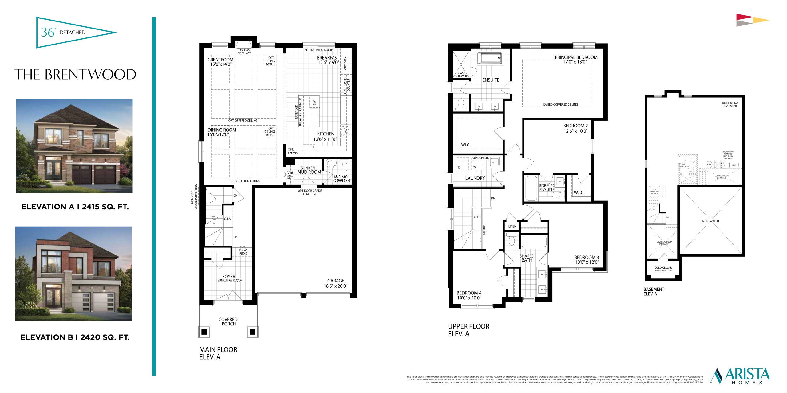 The Brentwood floor plan