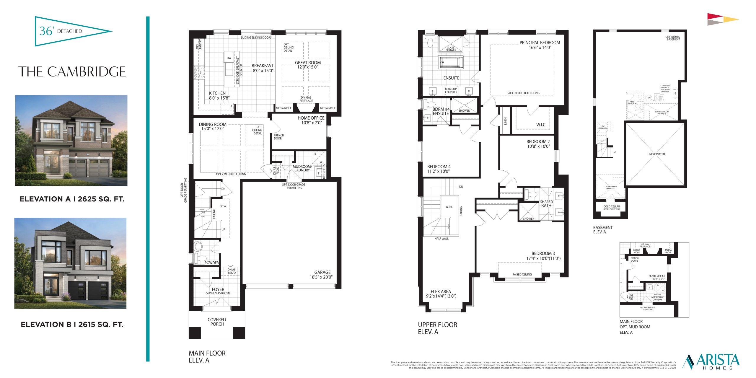 The Cambridge floor plan