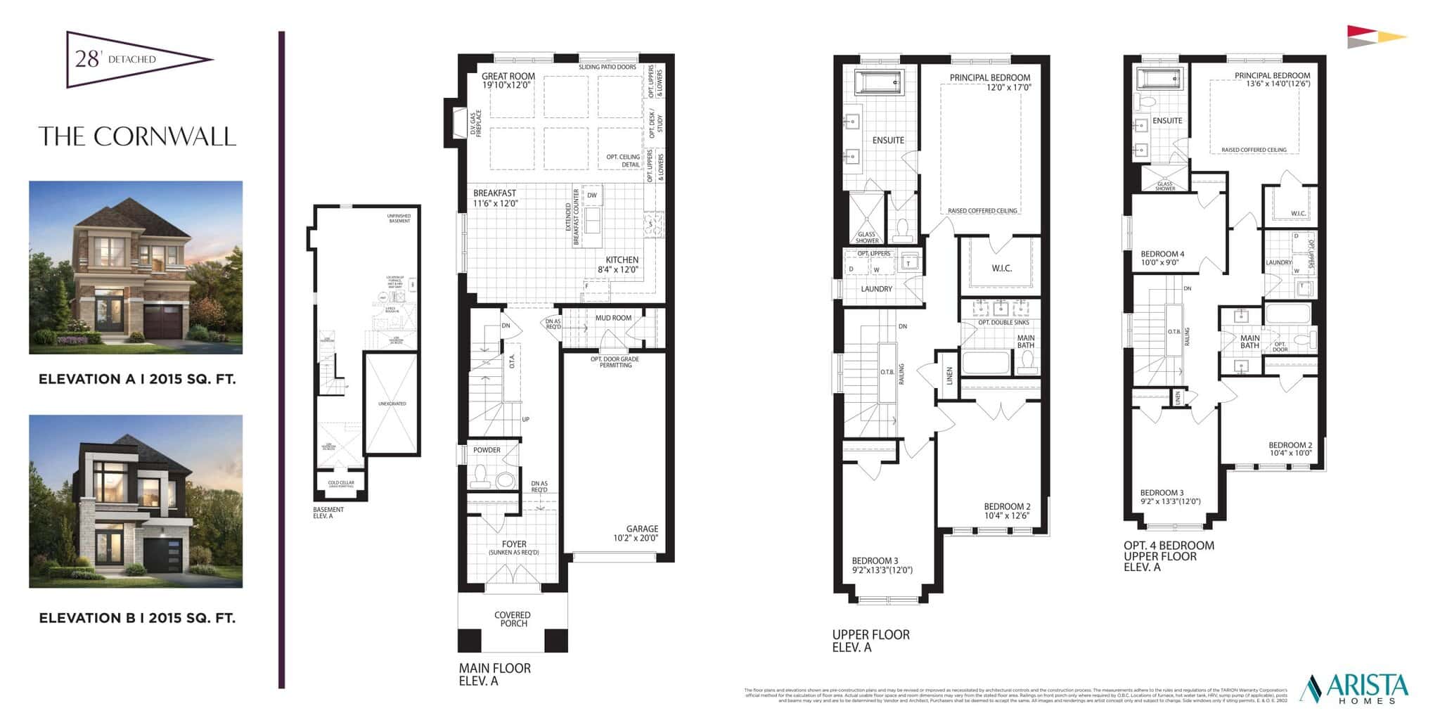 The Cornwall floor plan