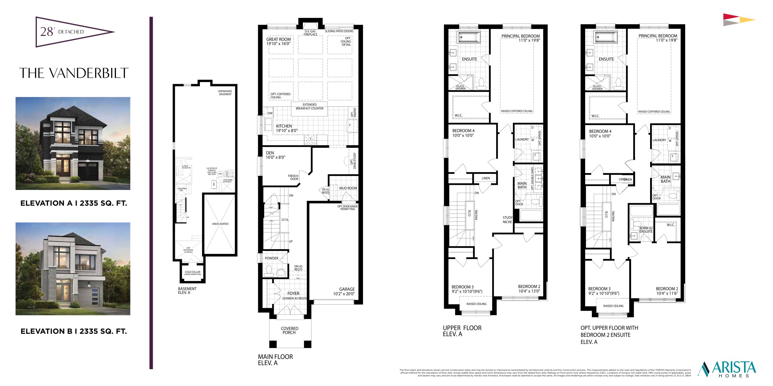 The Vanderbilt floor plan