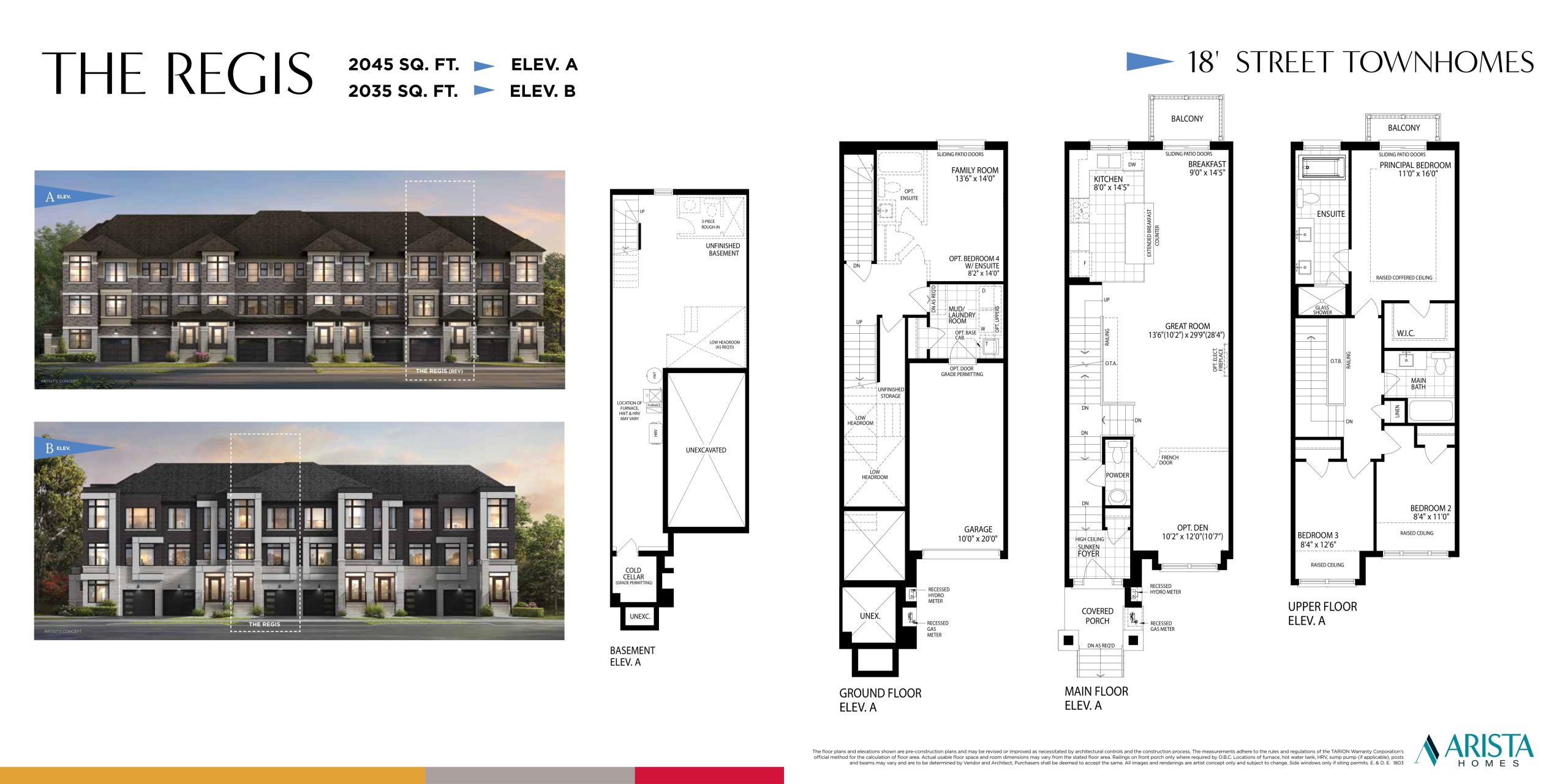 The Regis floor plan