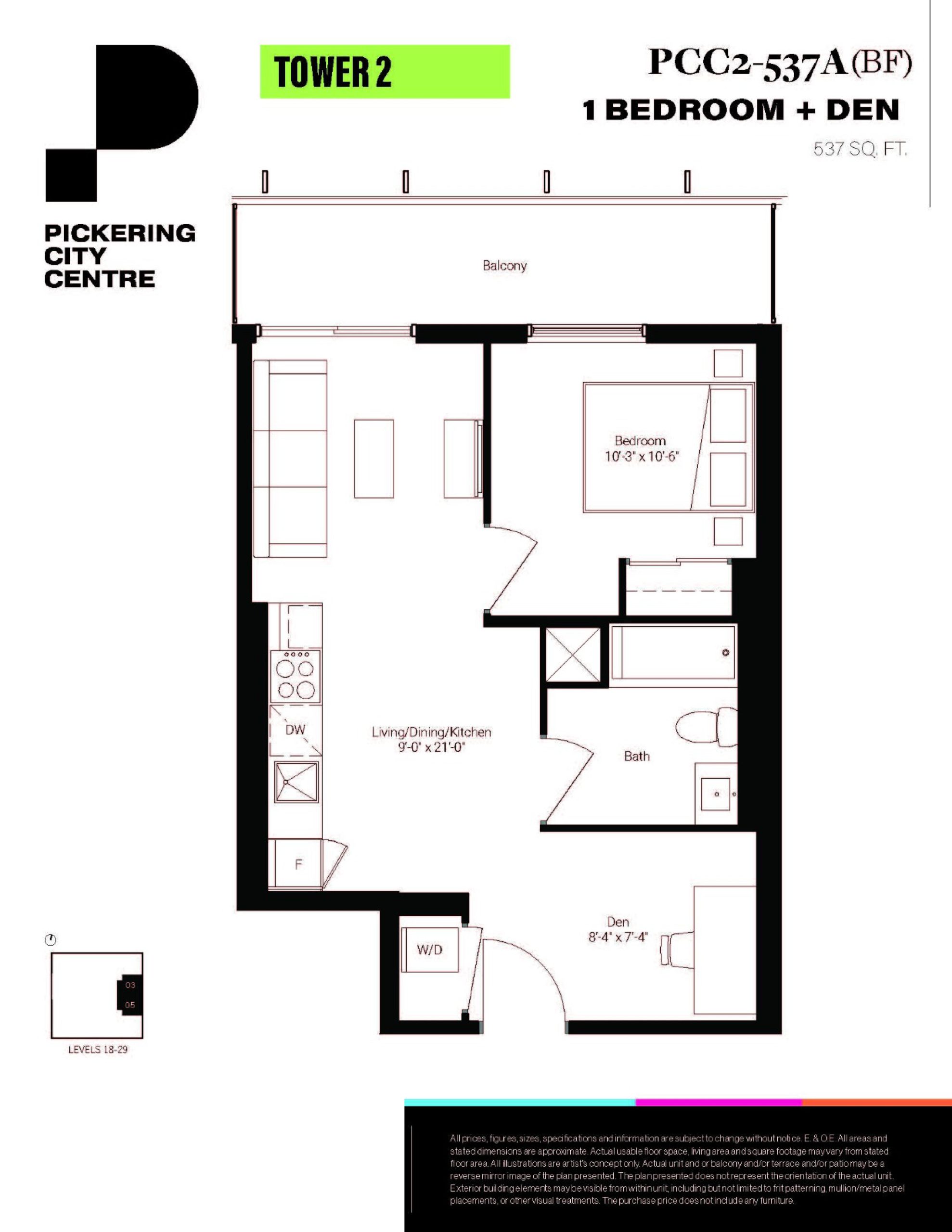 PCC2-537A (BF) floor plan