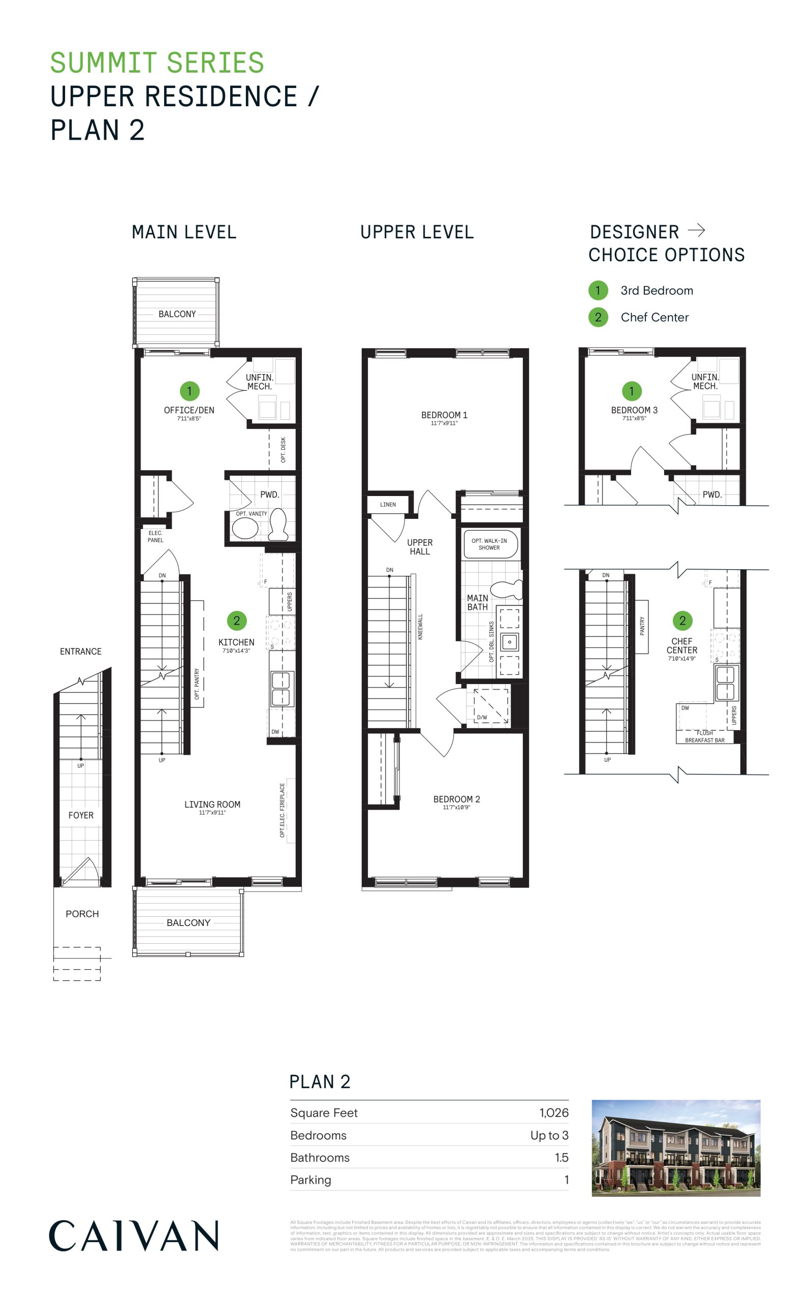Upper Residence / Plan 2 floor plan