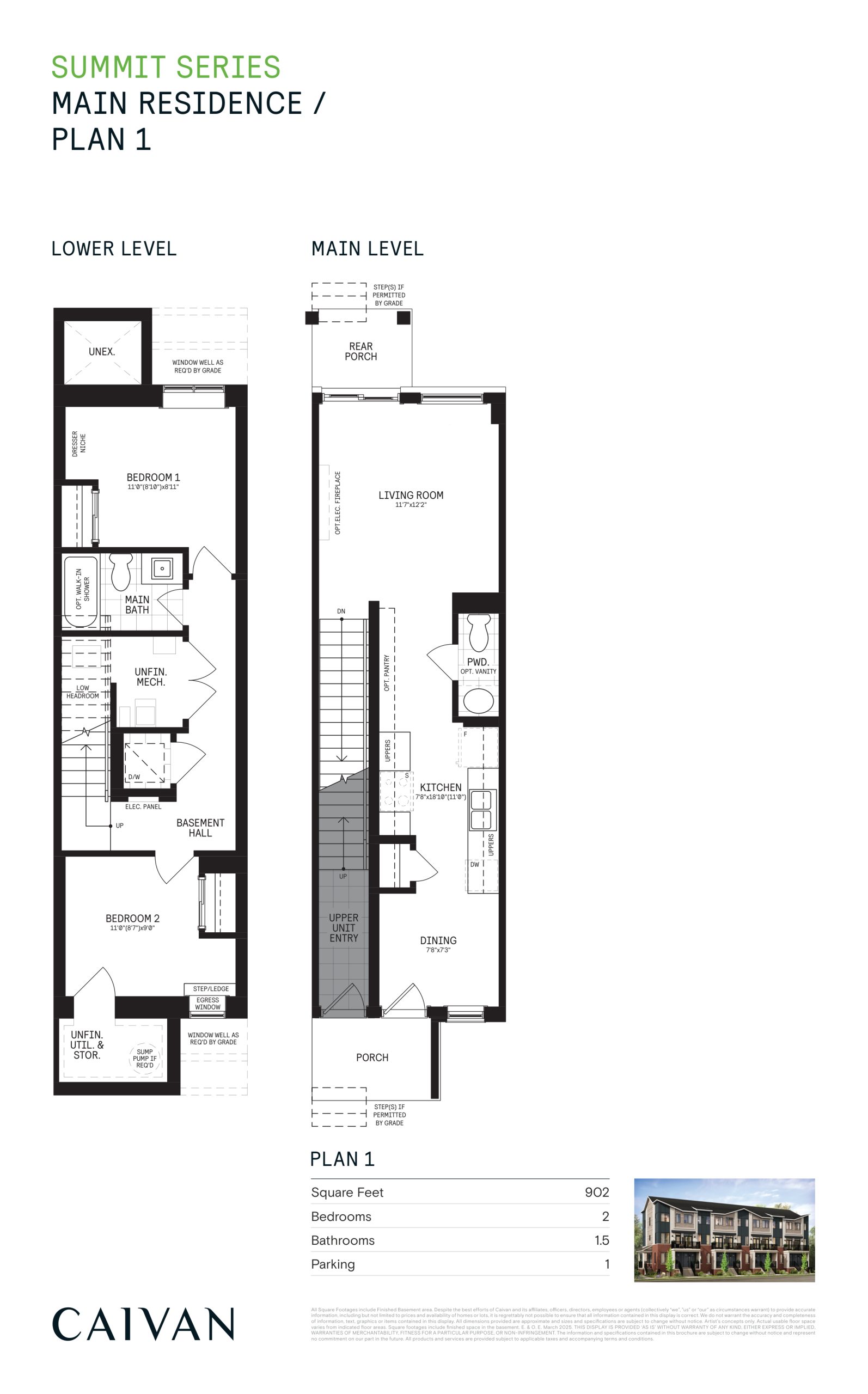 Main Residence / Plan 1 floor plan
