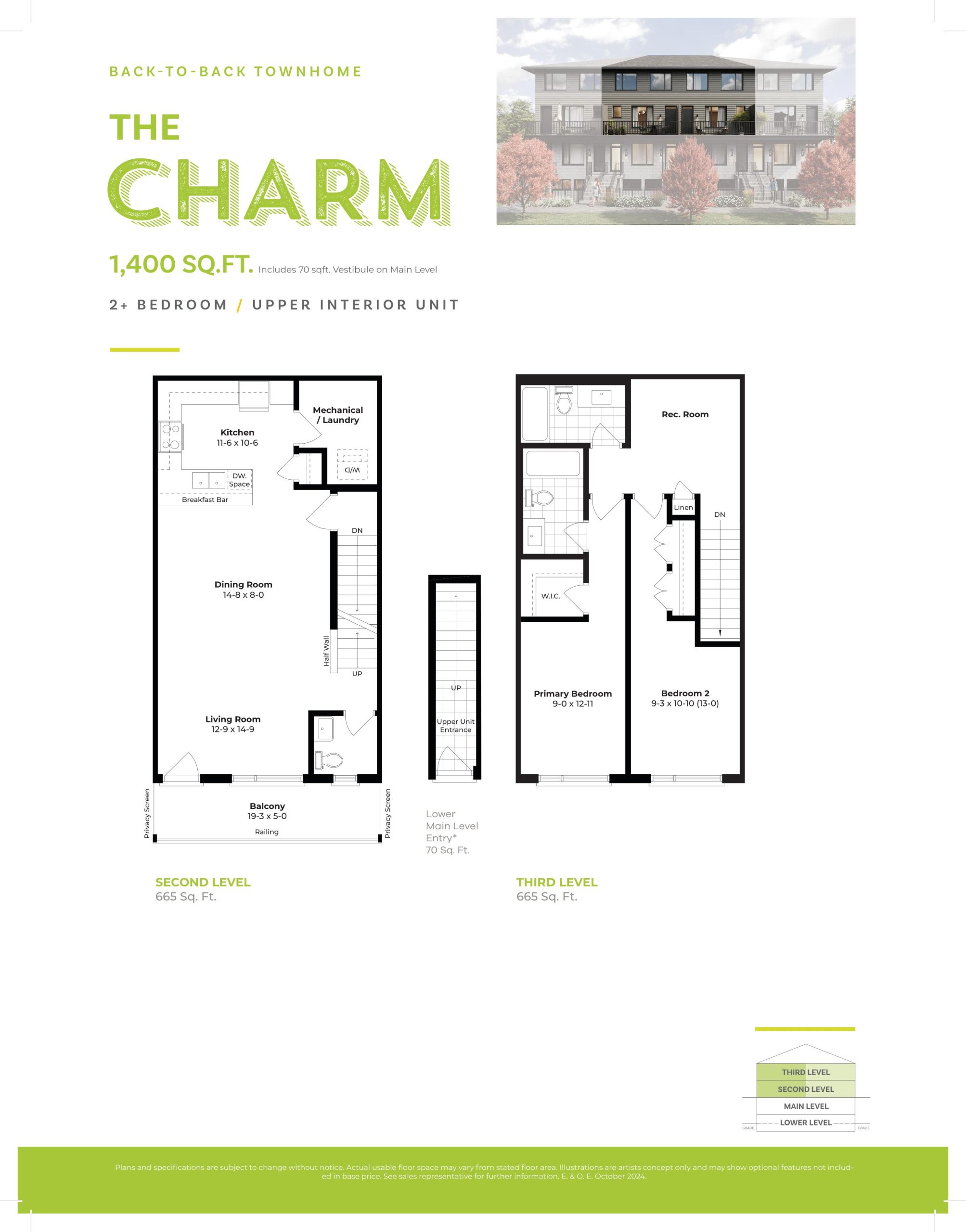 The Charm floor plan