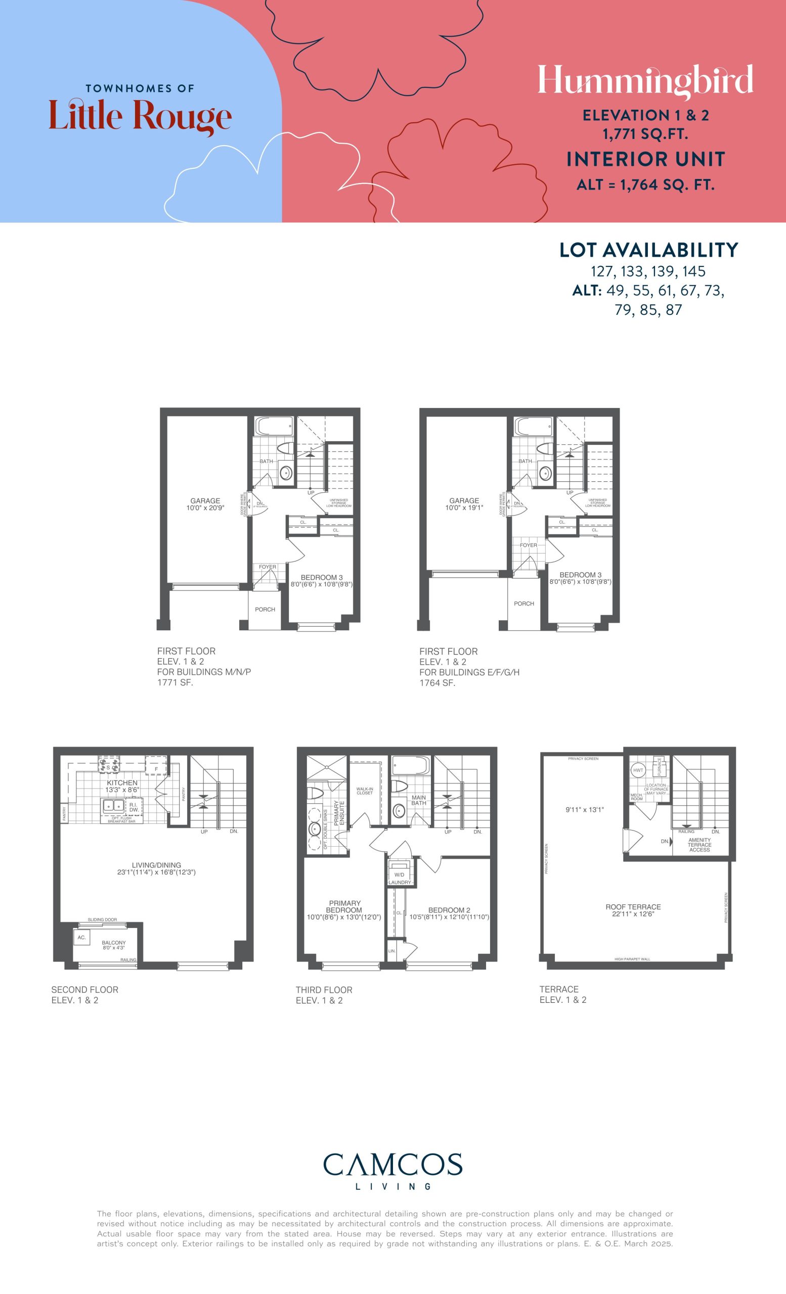 Hummingbird Interior Unit floor plan