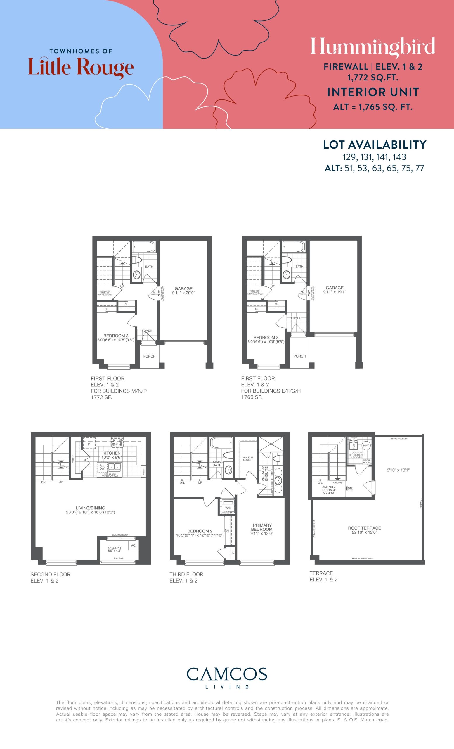 Hummingbird Firewall Interior Unit floor plan