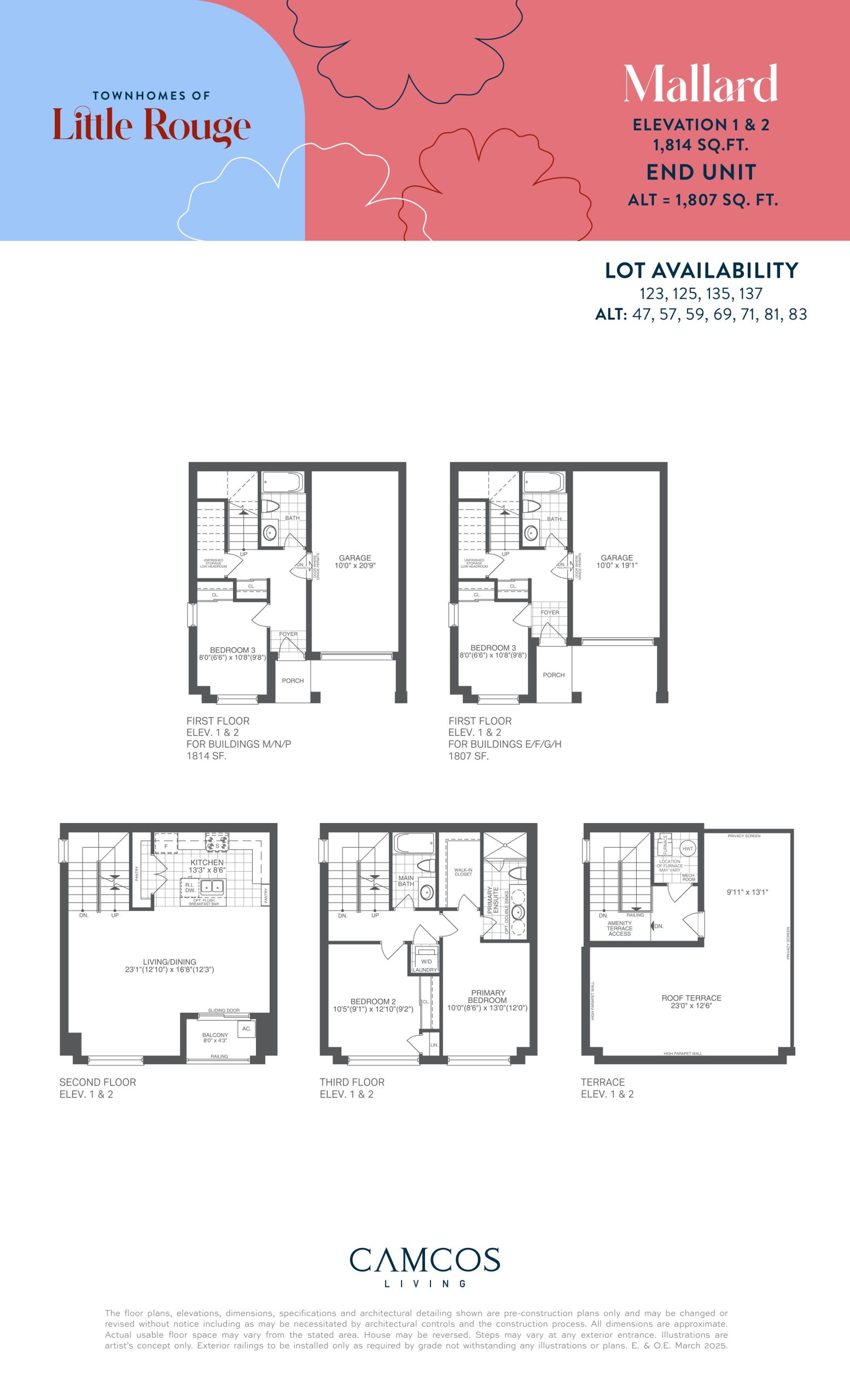 Mallard End Unit floor plan