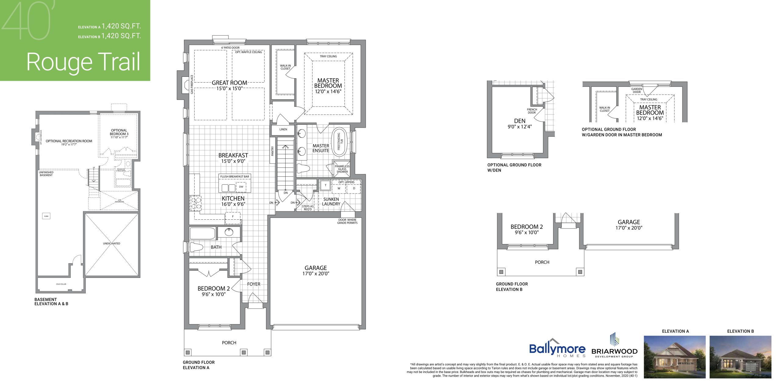 Rouge Trail floor plan