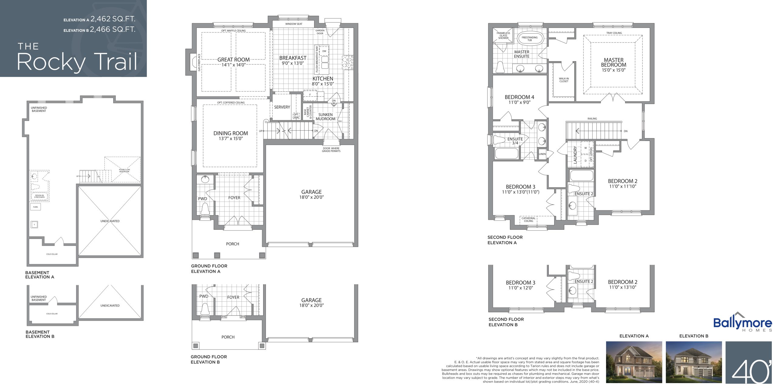 The Rocky Trail floor plan