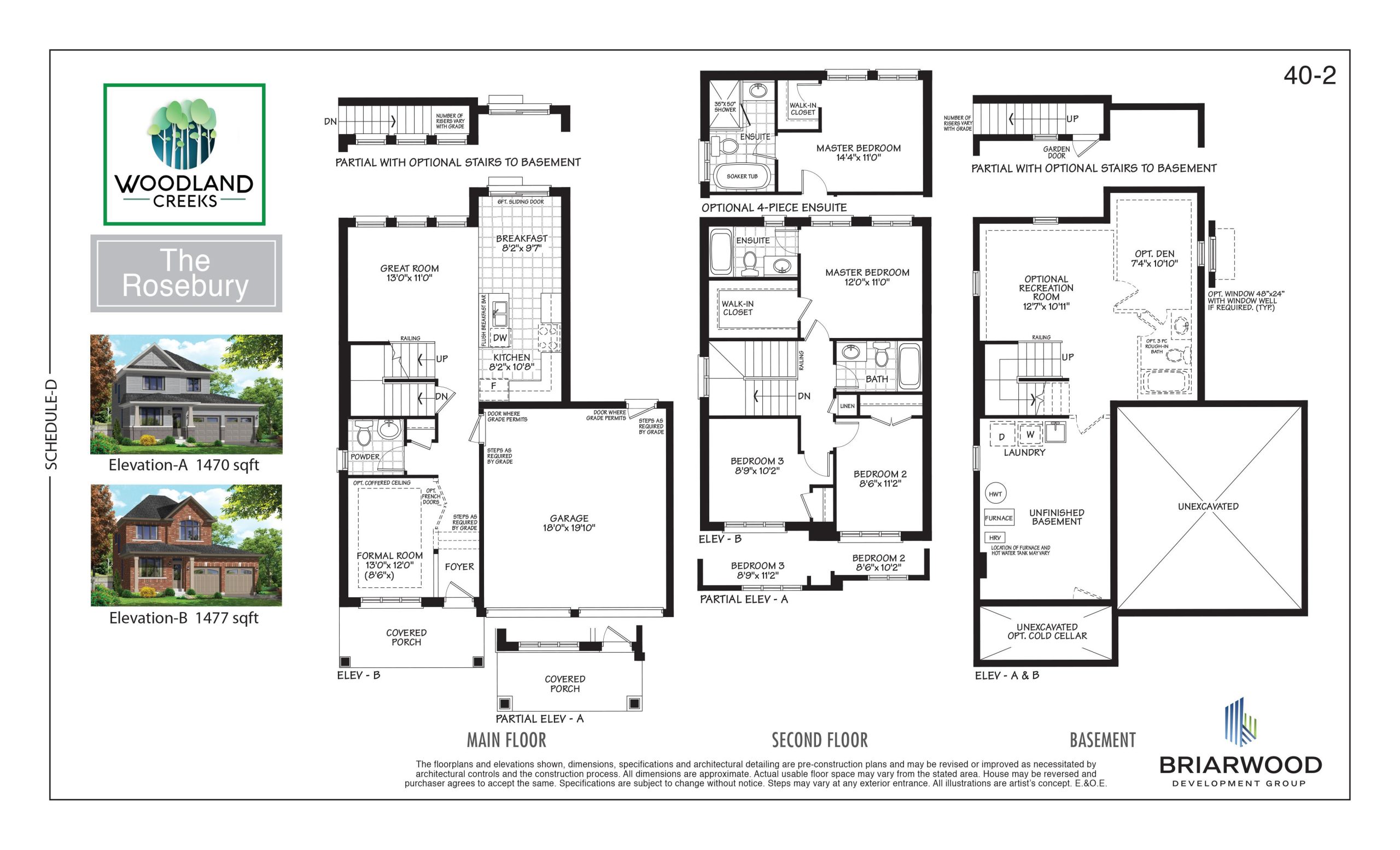 Rosebury floor plan