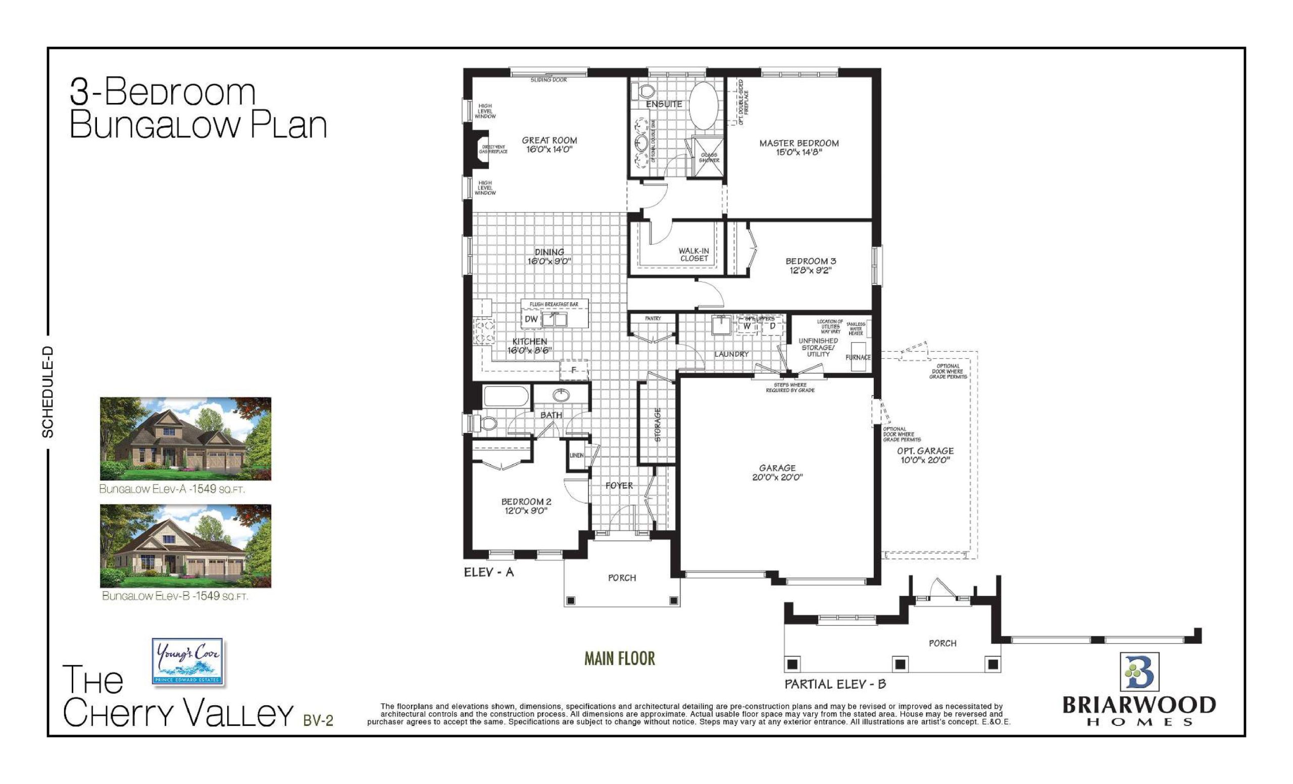 The Cherry Valley (BV-2) With Loft floor plan